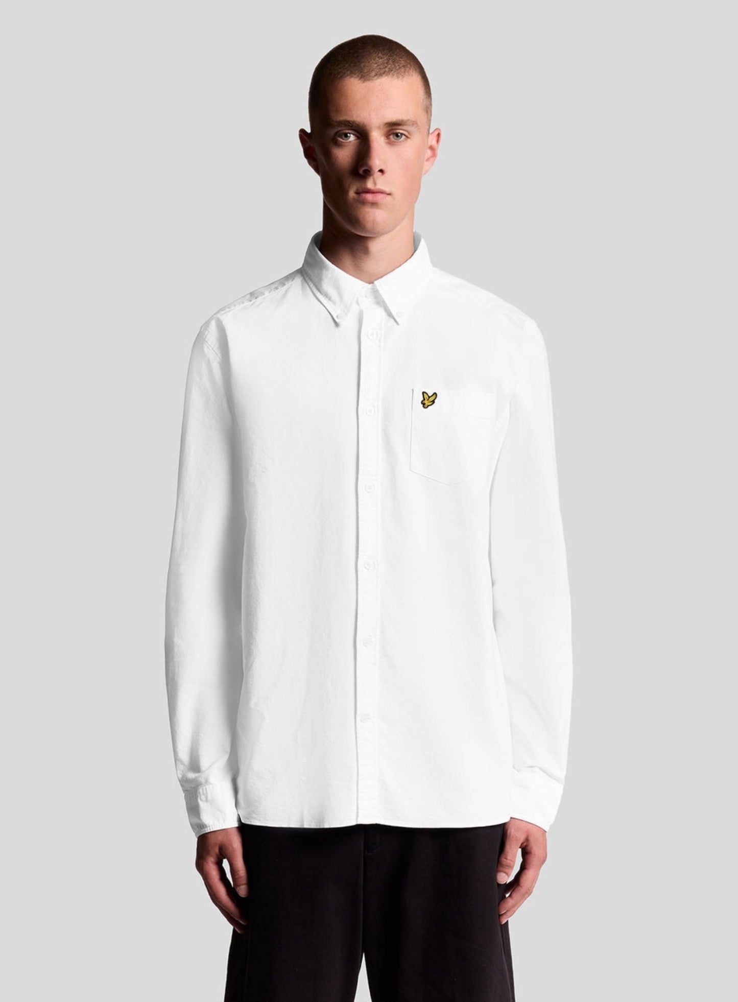 LYLE & SCOTT Plain Oxford Shirt White