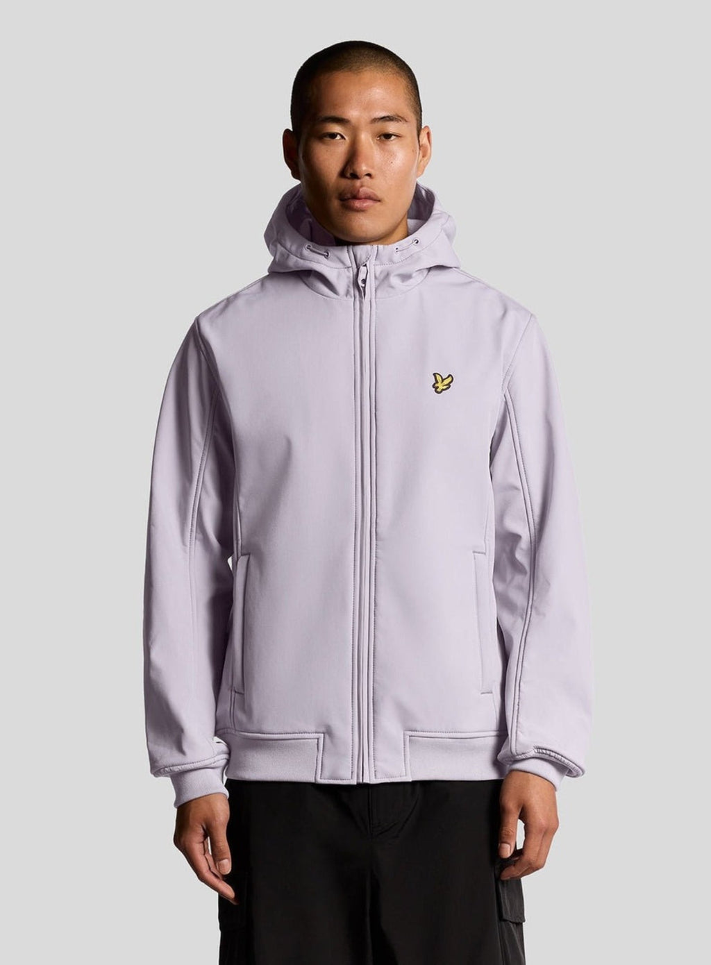 LYLE & SCOTT Fleece Lined Softshell Jacket Ash Lilac