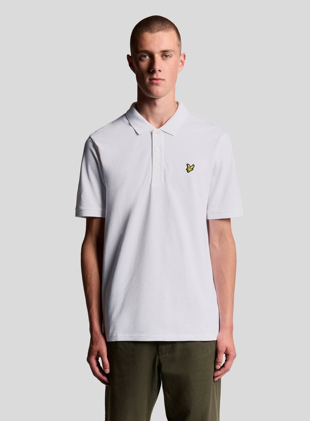 LYLE & SCOTT Plain Polo Shirt White