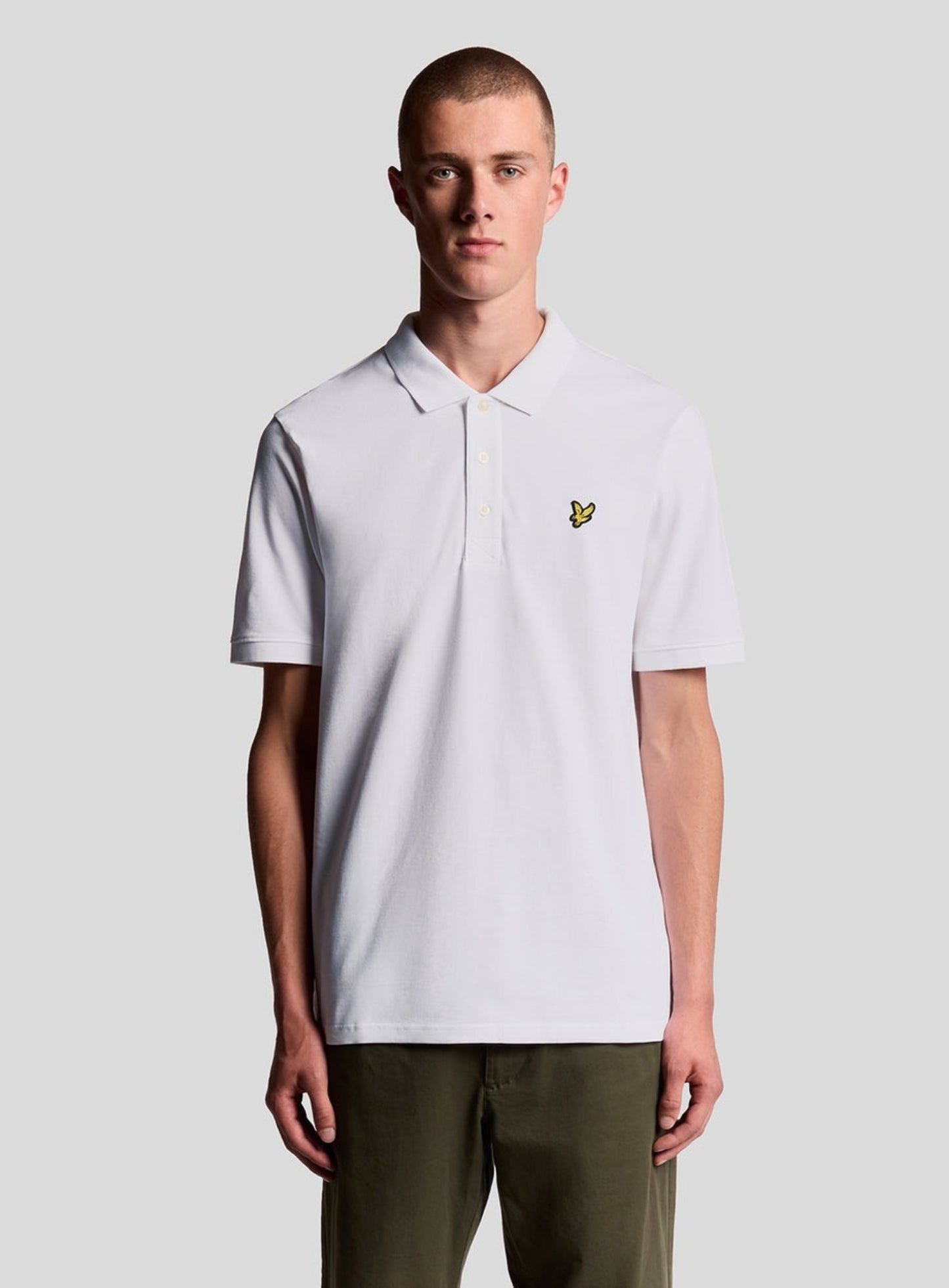 LYLE & SCOTT Plain Polo Shirt White