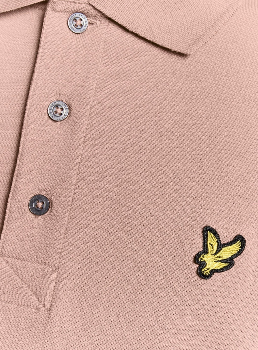 LYLE & SCOTT Cotton Polo Shirt Pink Grapefruit