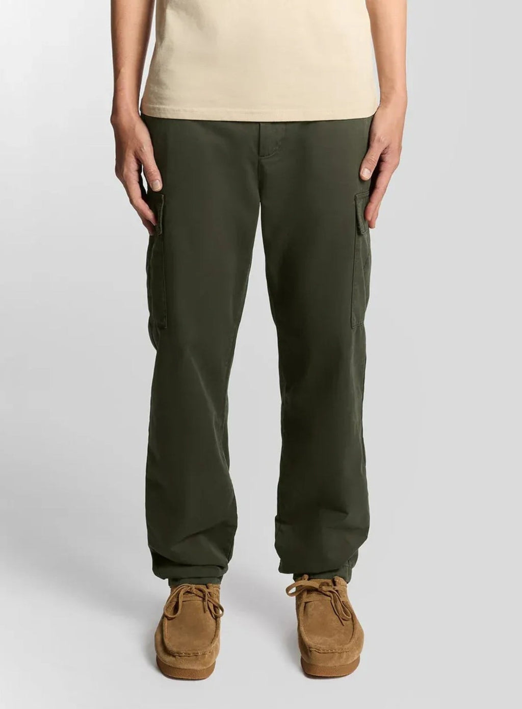 LYLE & SCOTT Articulated Cargo Trouser Fatigue Olive