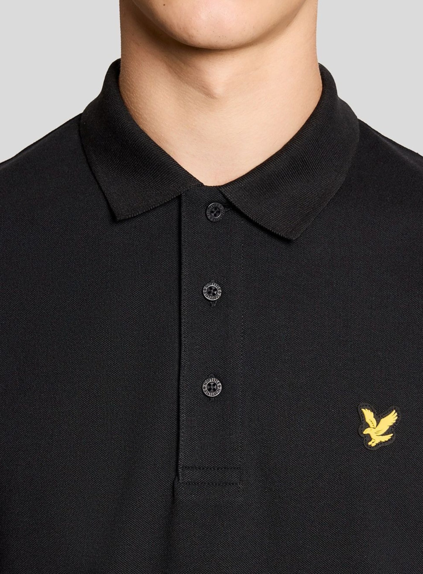LYLE & SCOTT Sports Core Polo Jet Black