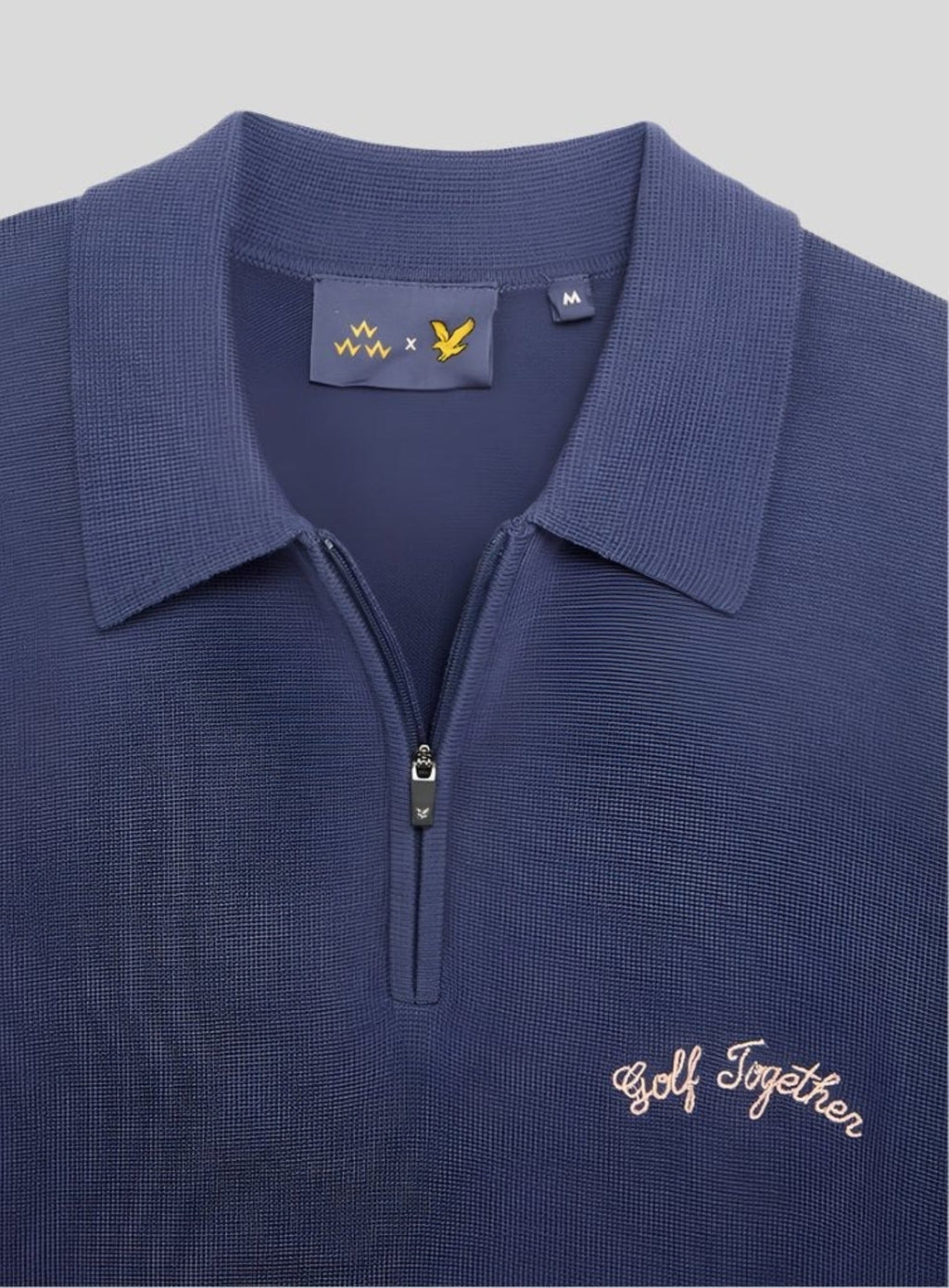 LYLE & SCOTT Golf Together Zipped Polo Shirt Crown Blue