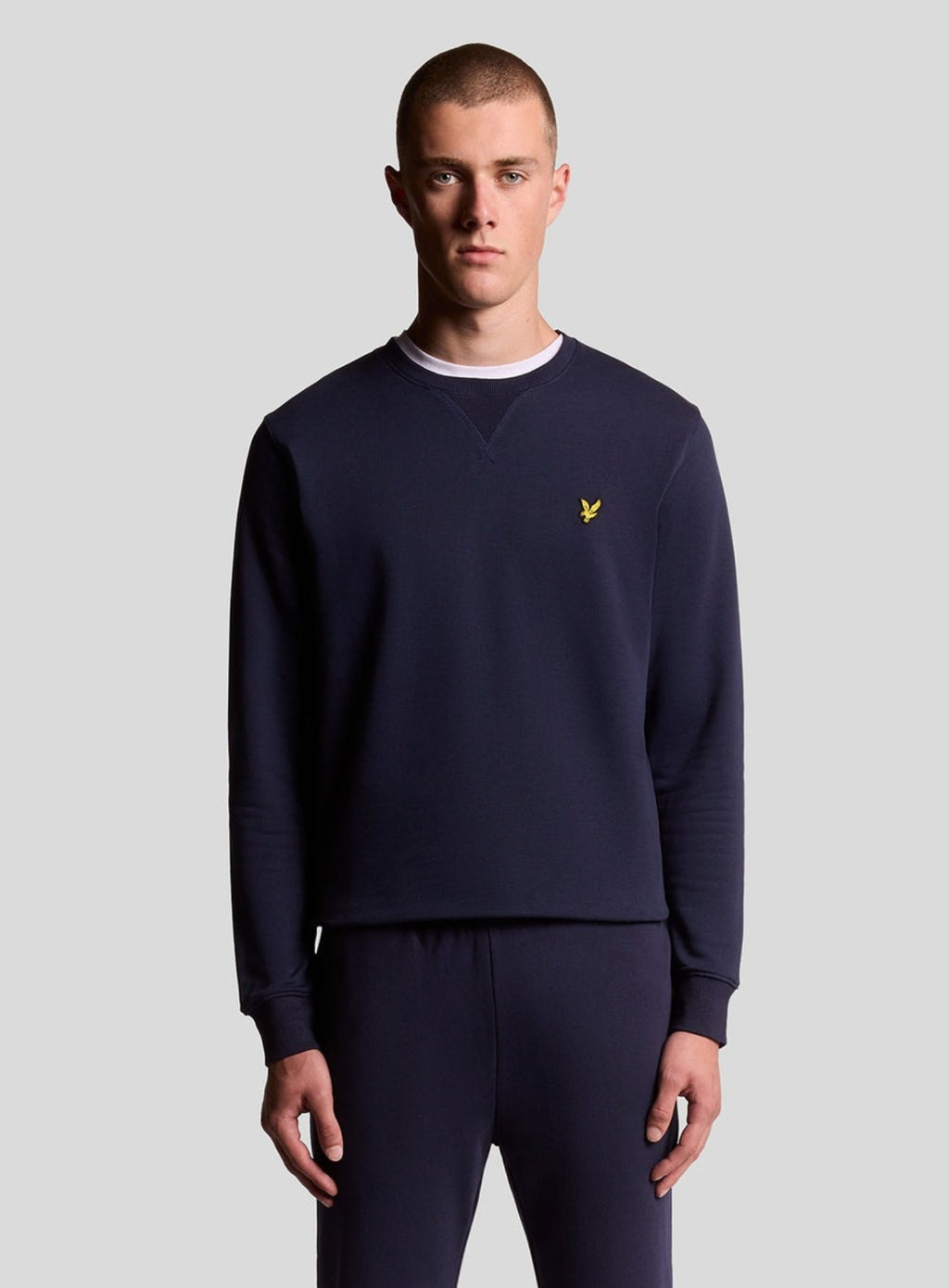 LYLE & SCOTT Crew Neck Sweatshirt Navy