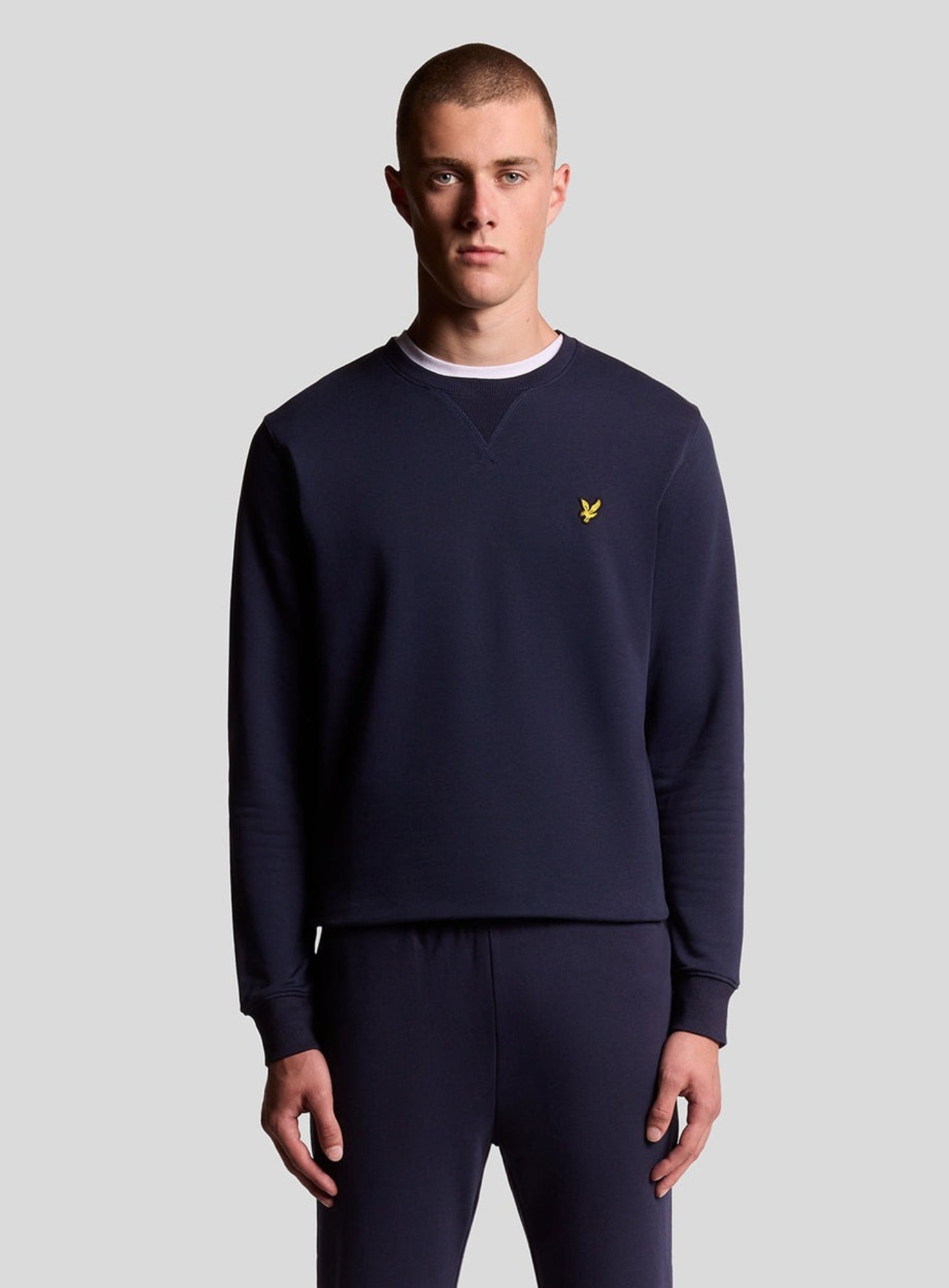 LYLE & SCOTT Crew Neck Sweatshirt Navy