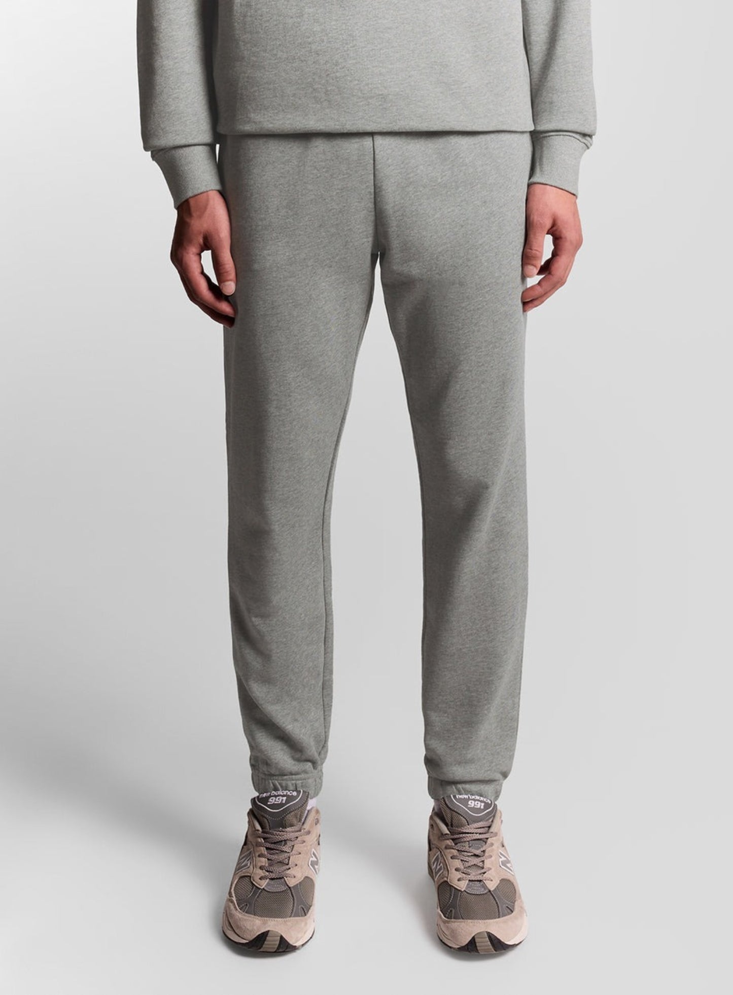 LYLE & SCOTT Slim Fit Cotton Joggers Grey