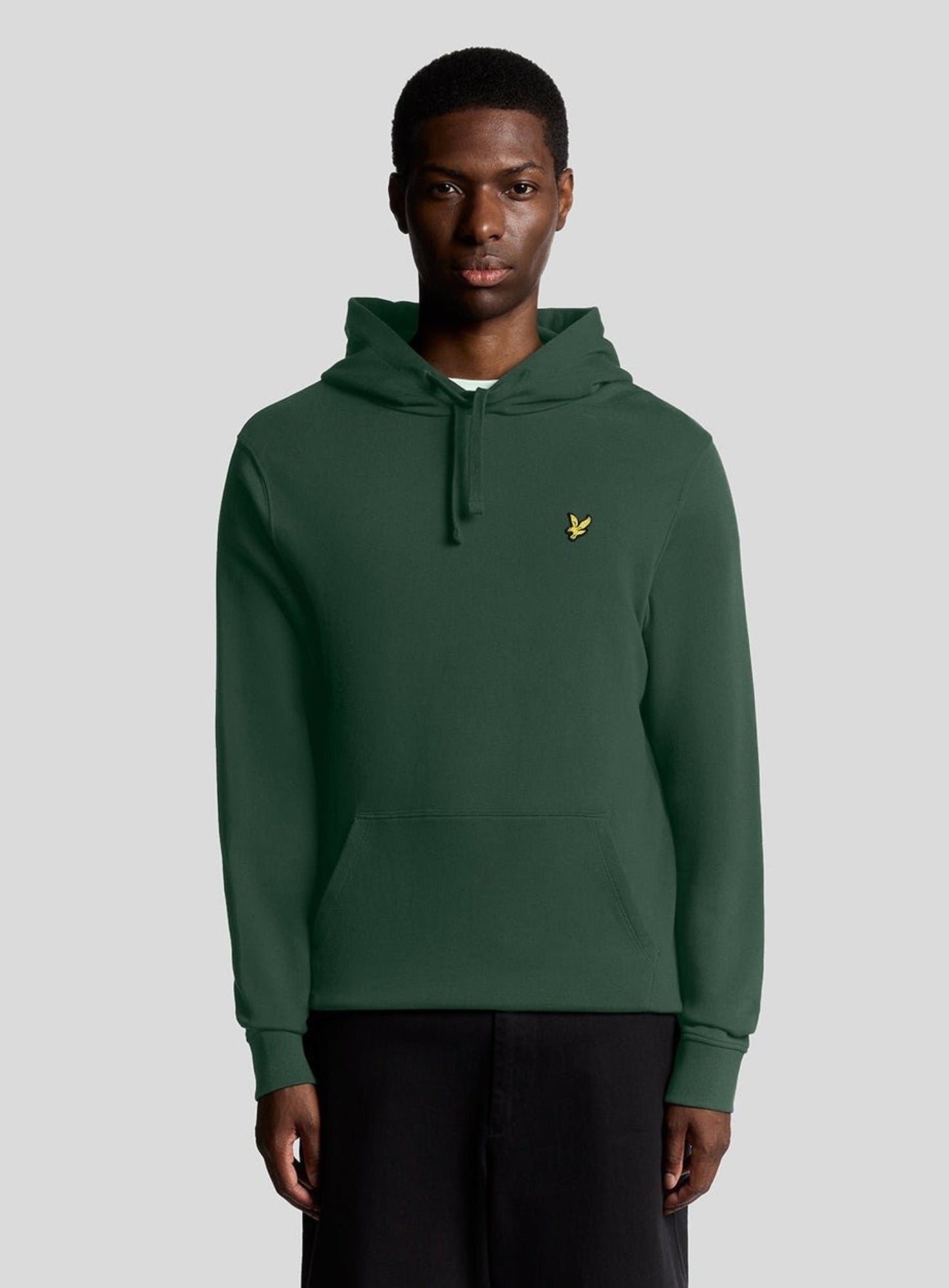 LYLE & SCOTT Loopback Cotton Hoodie Dark Green