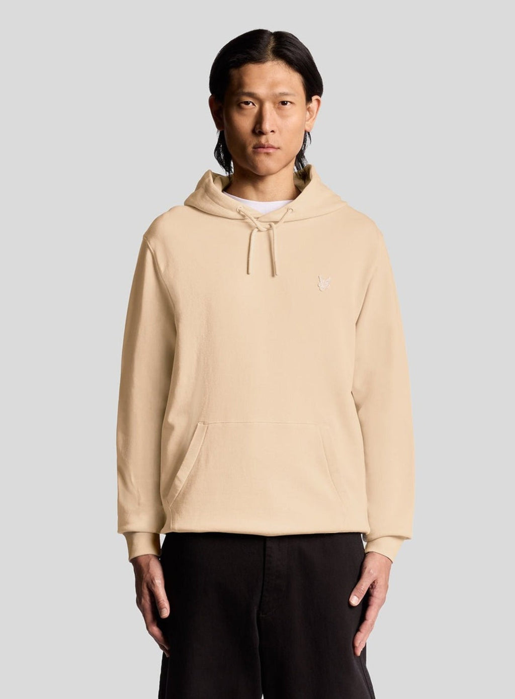 LYLE & SCOTT Superfine Cotton Loopback Hoodie Pink Tint