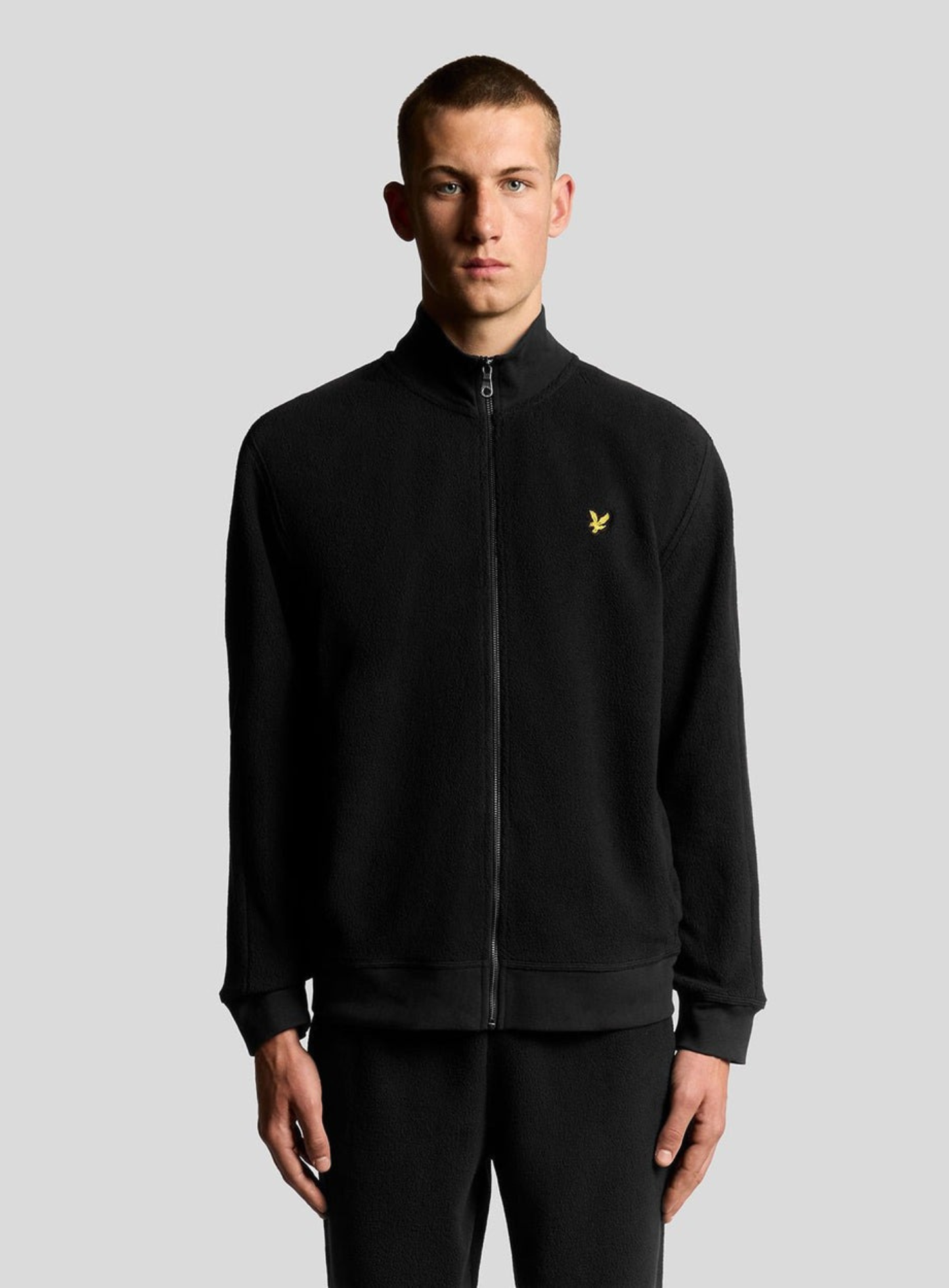 LYLE & SCOTT Polar Fleece Track Jacket Jet Black