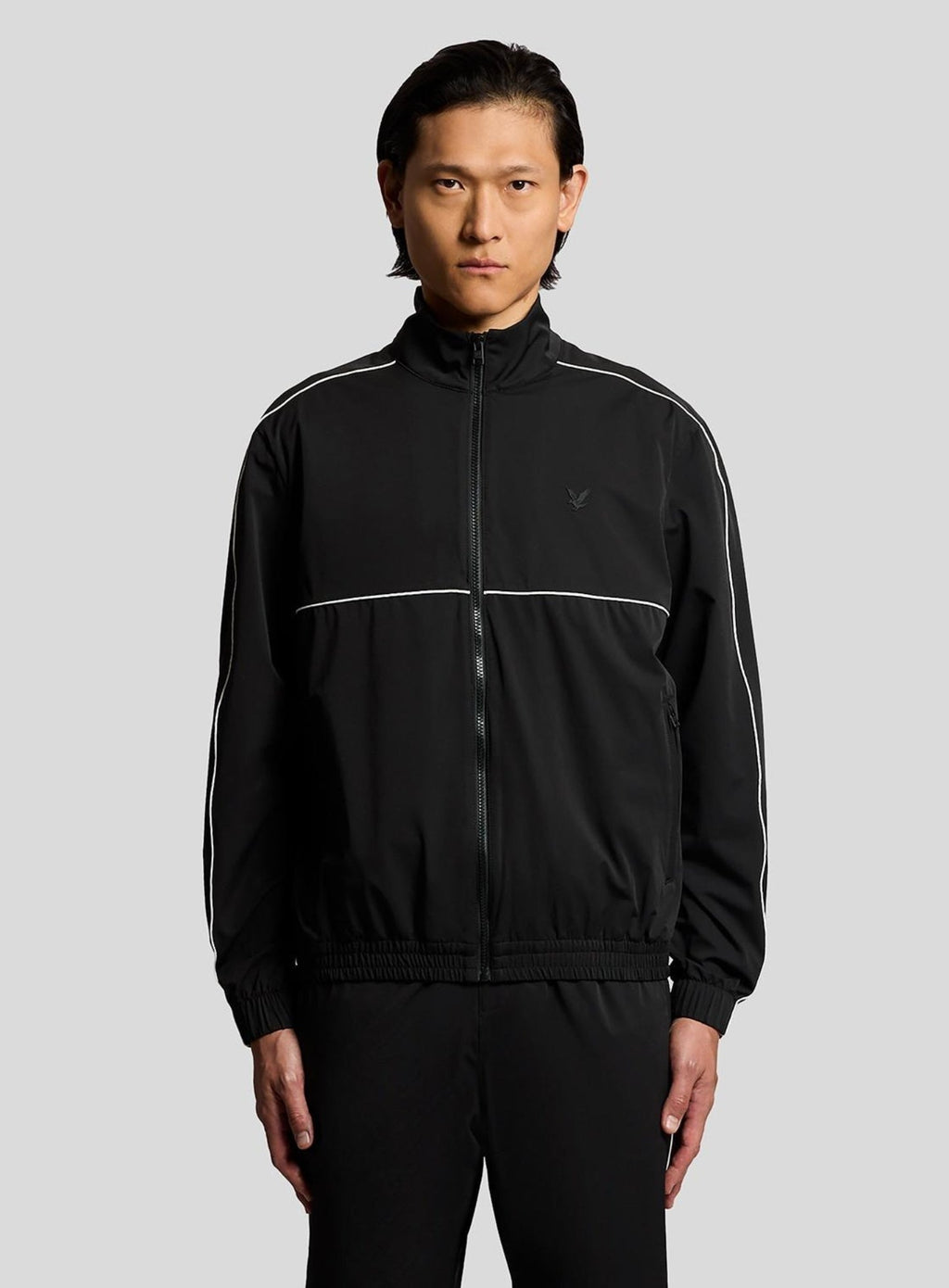 LYLE & SCOTT Nylon Track Jacket Jet Black