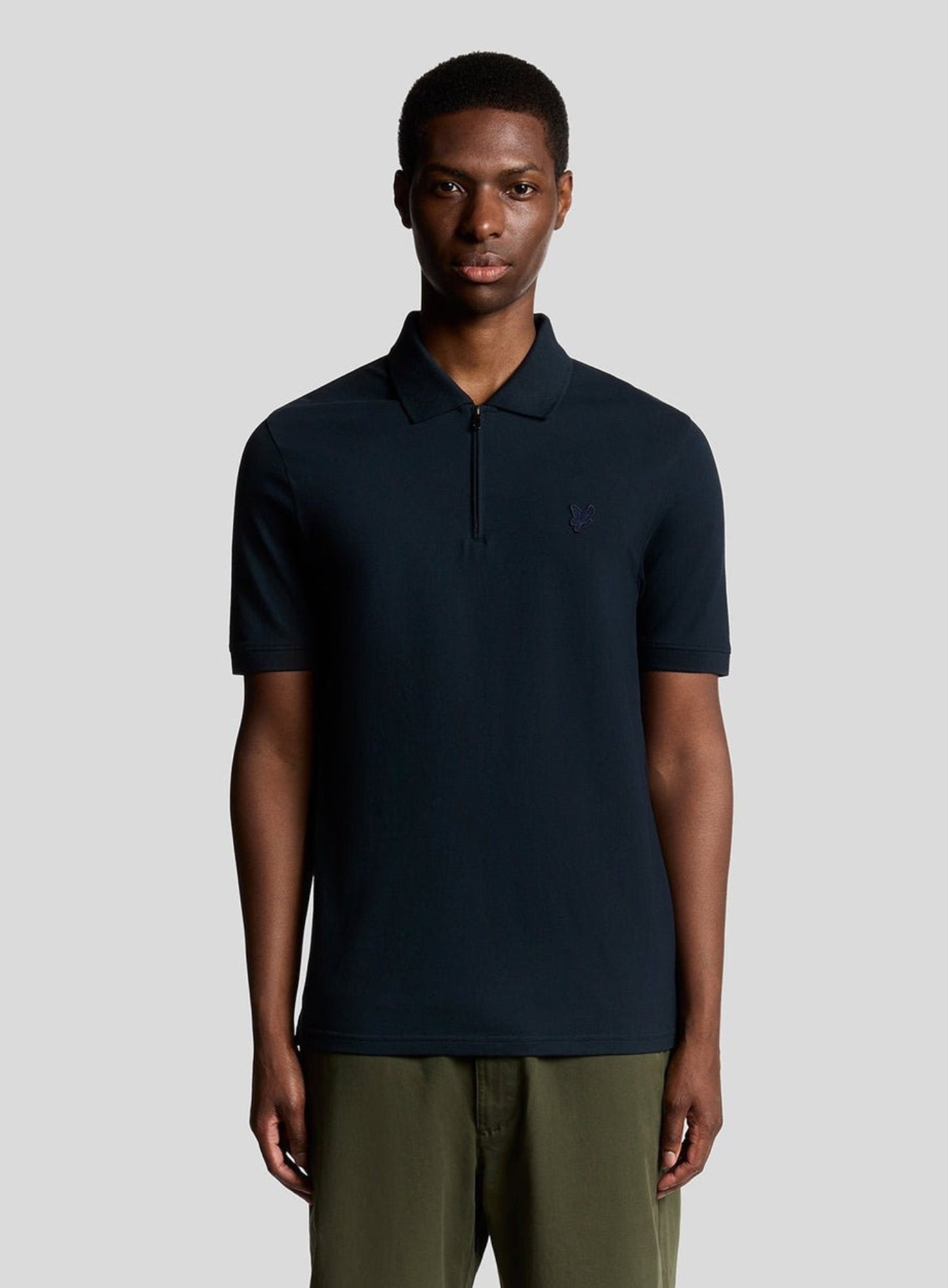 LYLE & SCOTT Interlock Polo Shirt Carbon