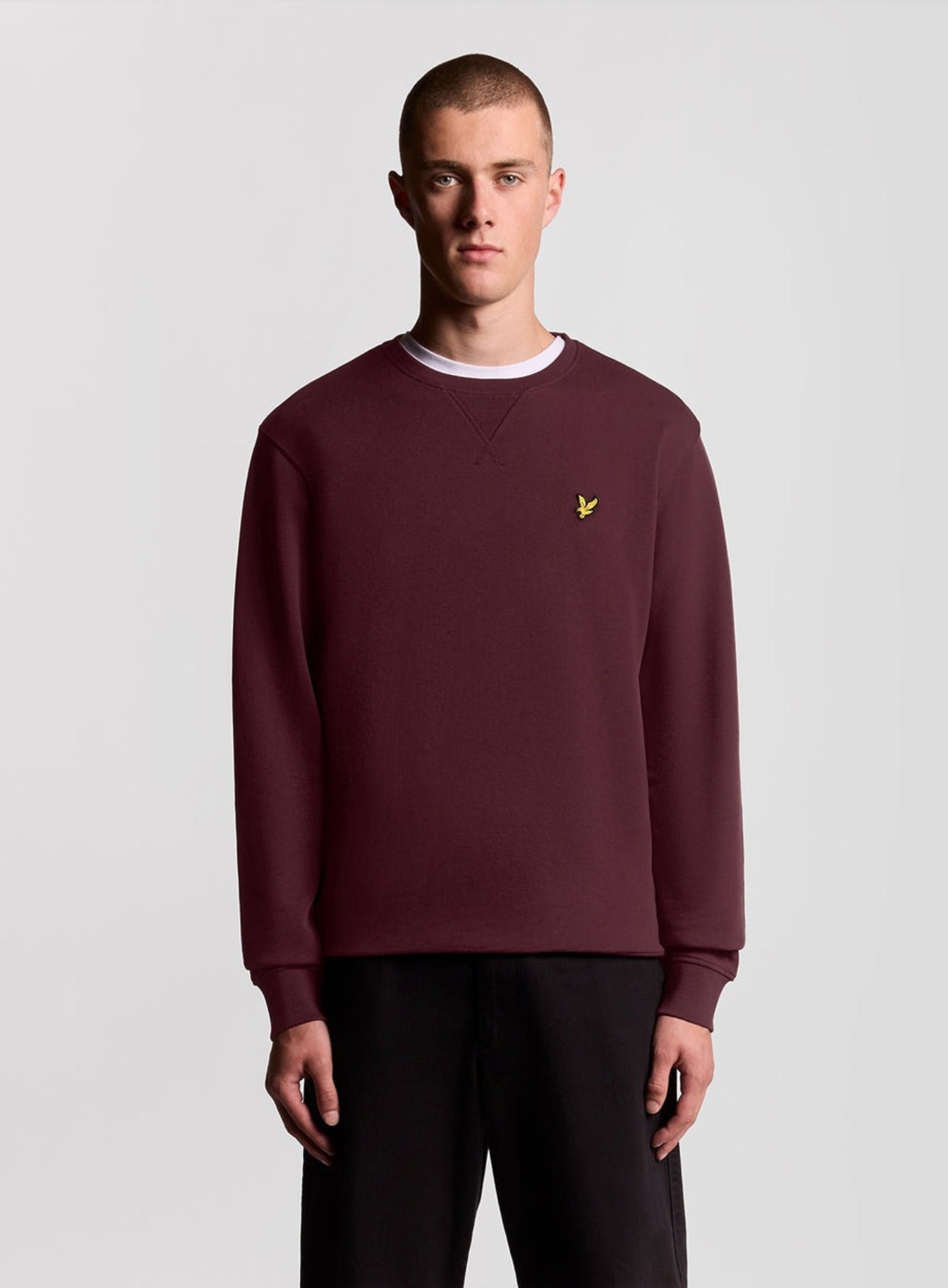 LYLE & SCOTT Crew Neck Sweatshirt Burgundy