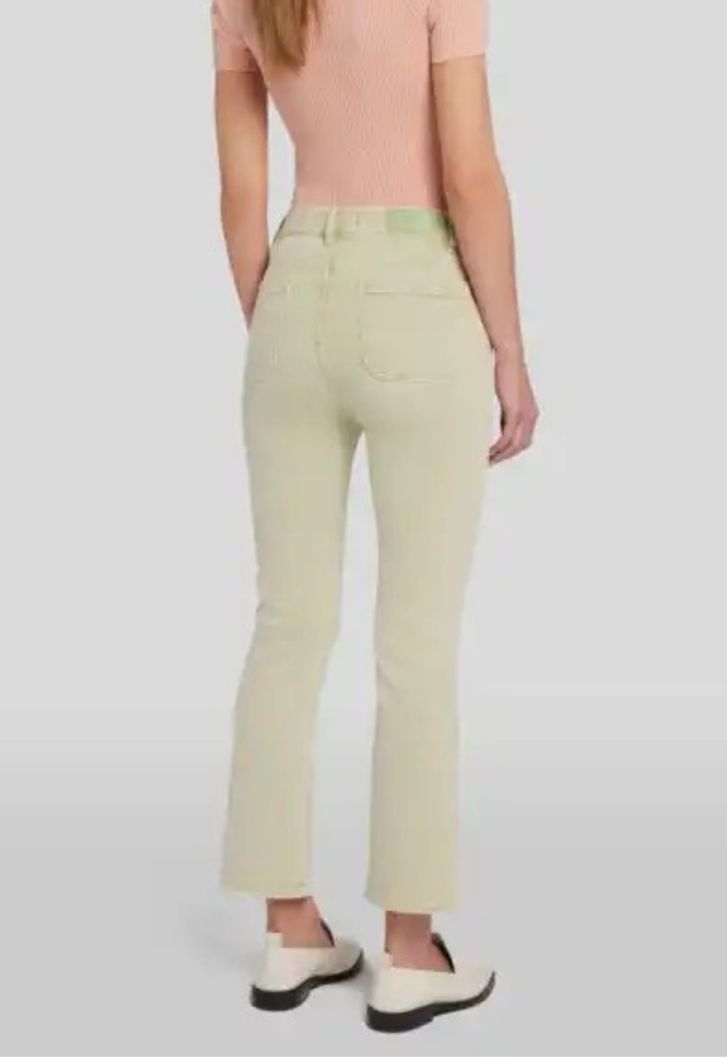 7 FOR ALL MANKIND WOMEN High-rise Slim-kick Jeans Patch Pockets Pear
