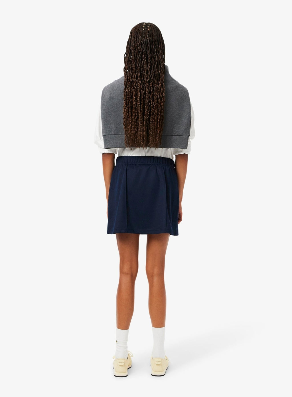 LACOSTE WOMEN Short Pocket Detail Skirt Midnight Blue