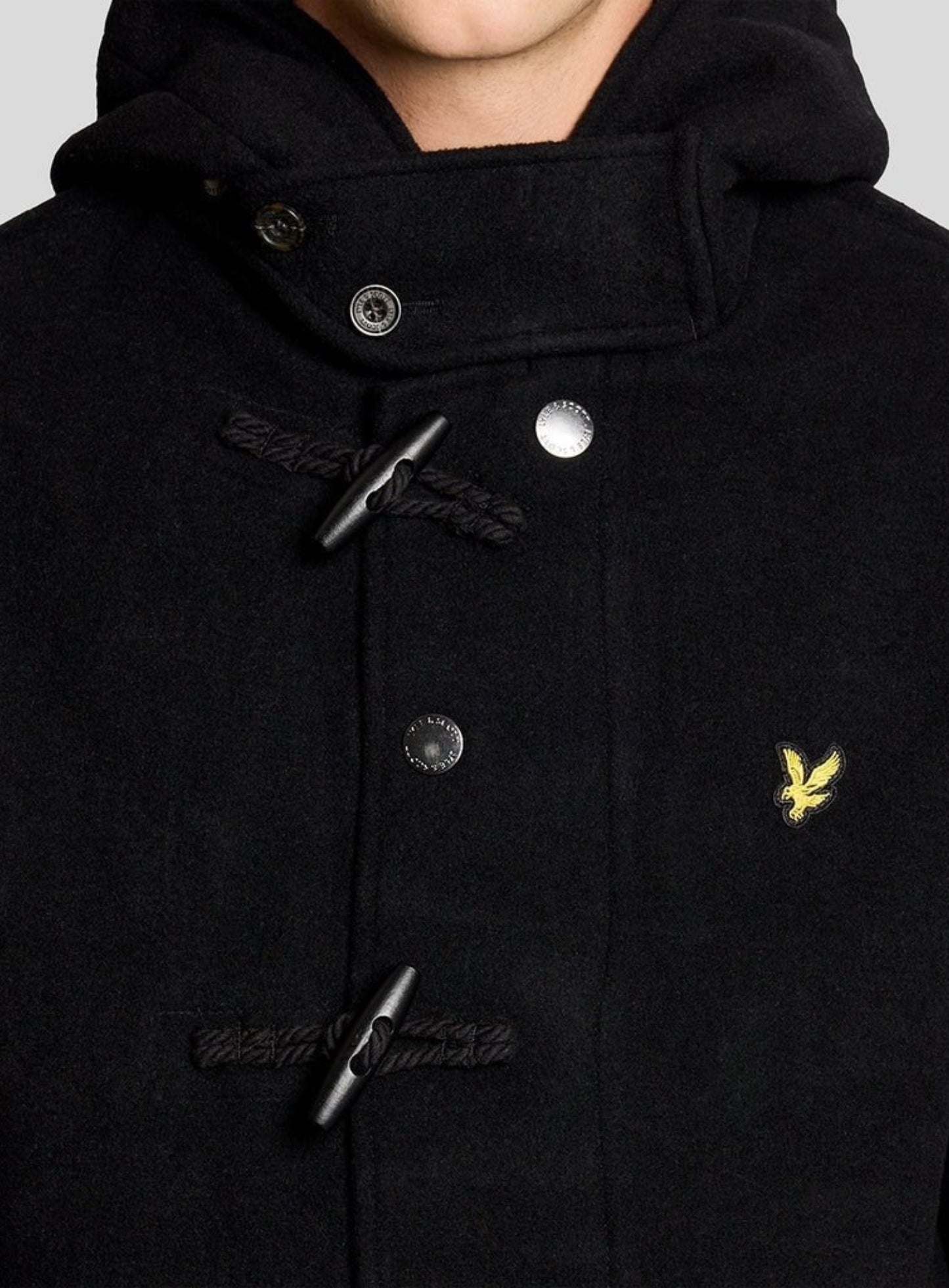 LYLE & SCOTT Duffle Coat Jet Black