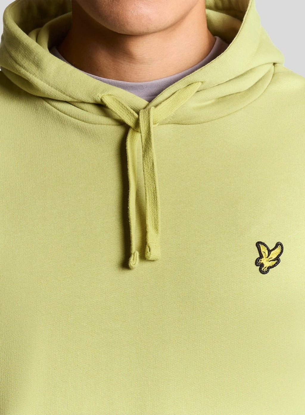 LYLE & SCOTT Loopback Cotton Hoodie Pale Willow