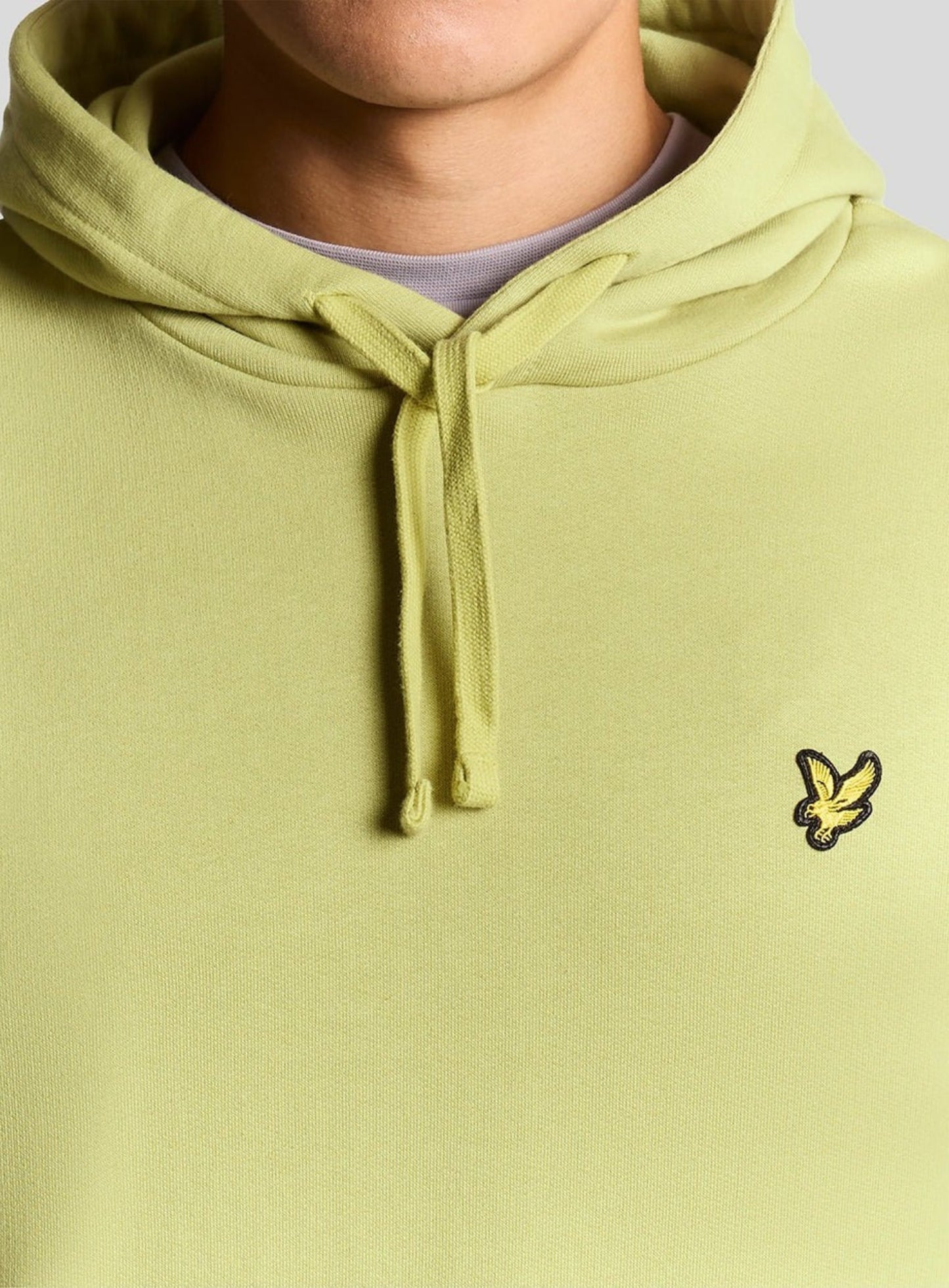 LYLE & SCOTT Loopback Cotton Hoodie Pale Willow