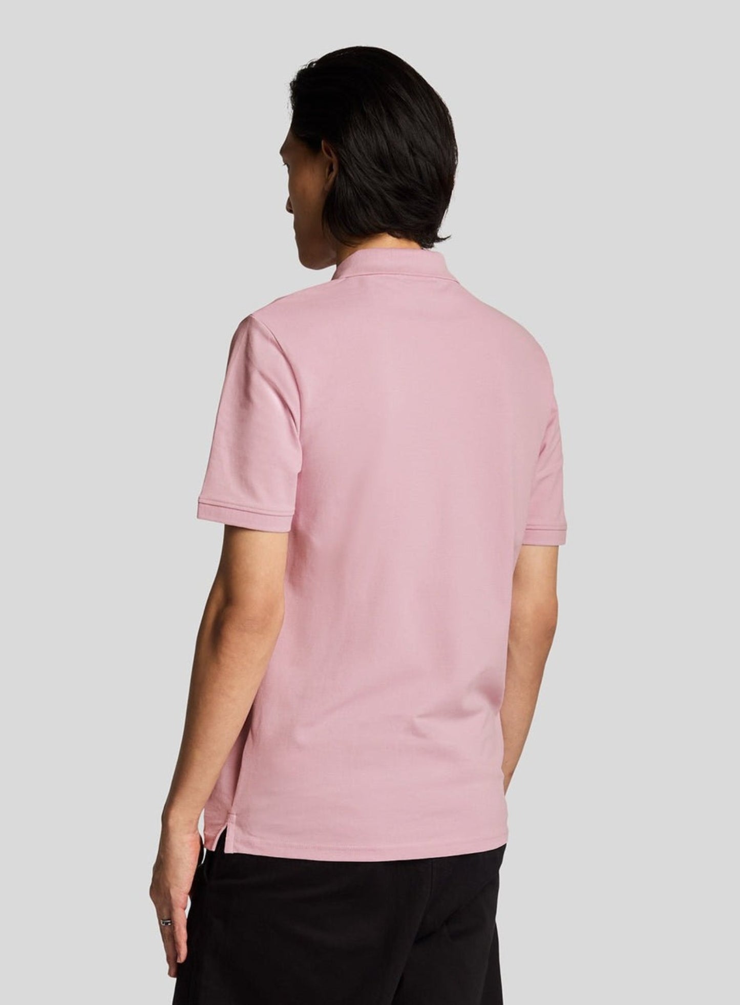 LYLE & SCOTT Plain Polo Shirt Pink Light