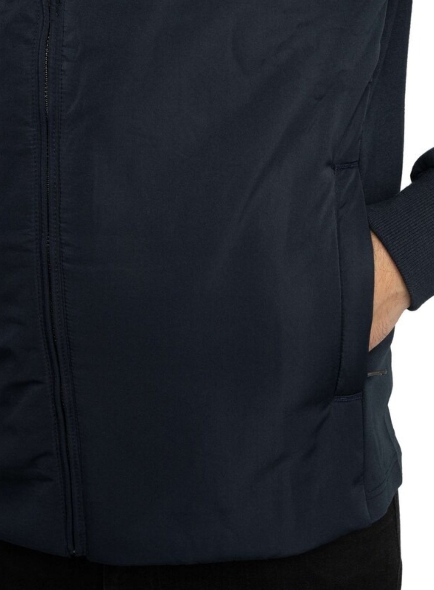 LYLE & SCOTT Tonal Hybrid Jacket Dark Navy