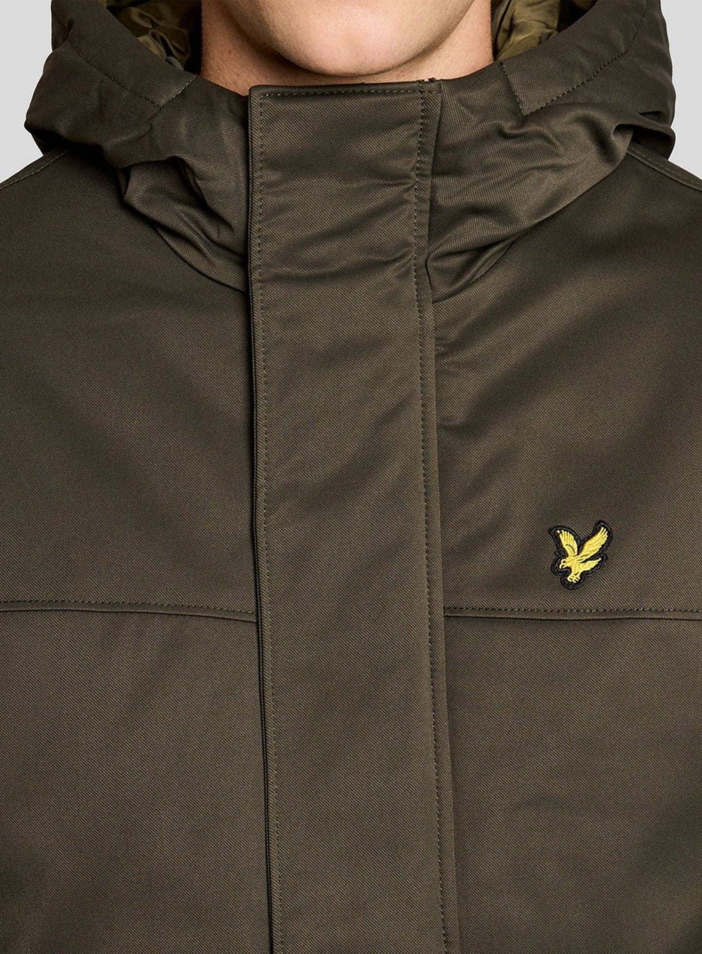LYLE & SCOTT Padded Parka Jacket Olive