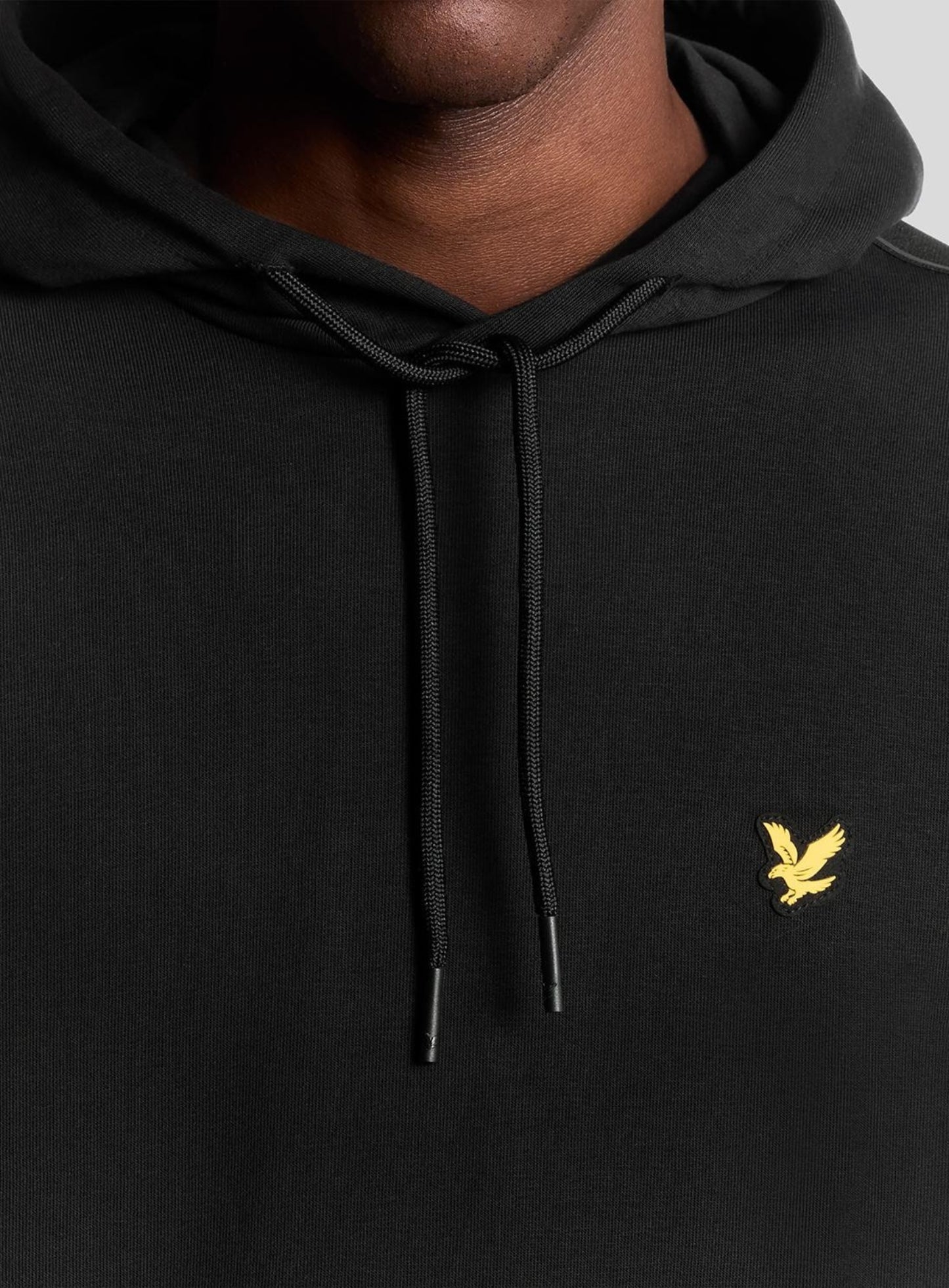 LYLE & SCOTT Sports Tape Hoodie Jet Black