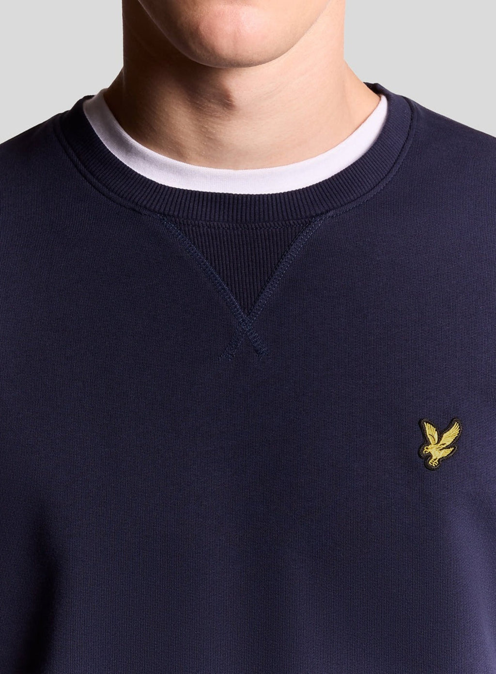 LYLE & SCOTT Crew Neck Sweatshirt Navy