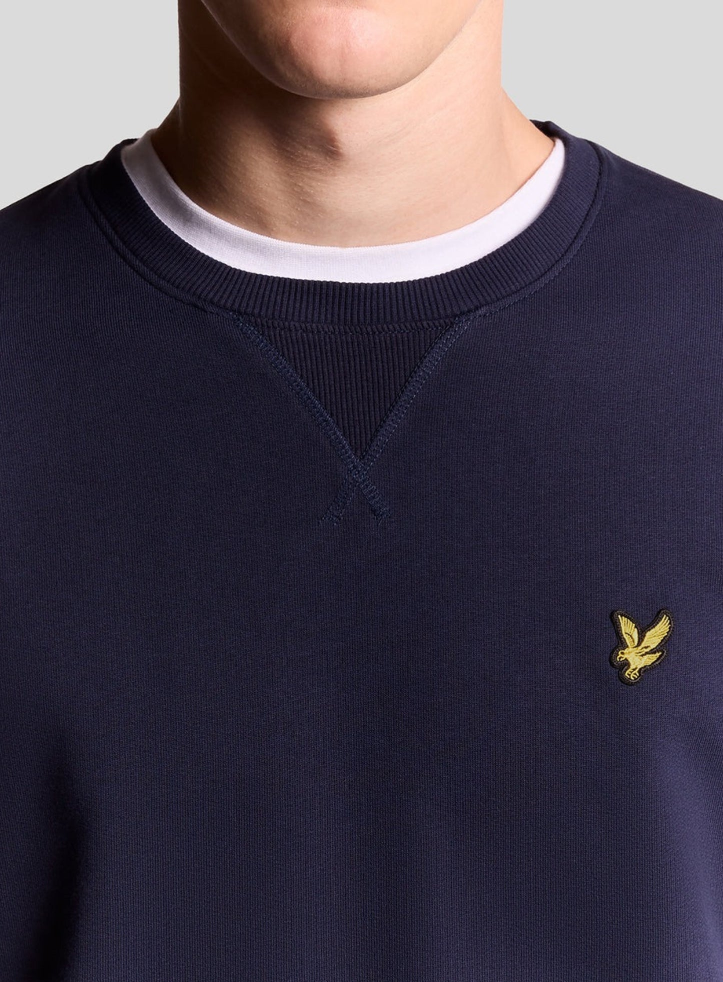 LYLE & SCOTT Crew Neck Sweatshirt Navy