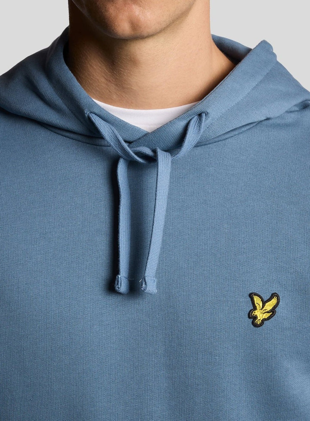 LYLE & SCOTT Loopback Cotton Hoodie Ocean Sky
