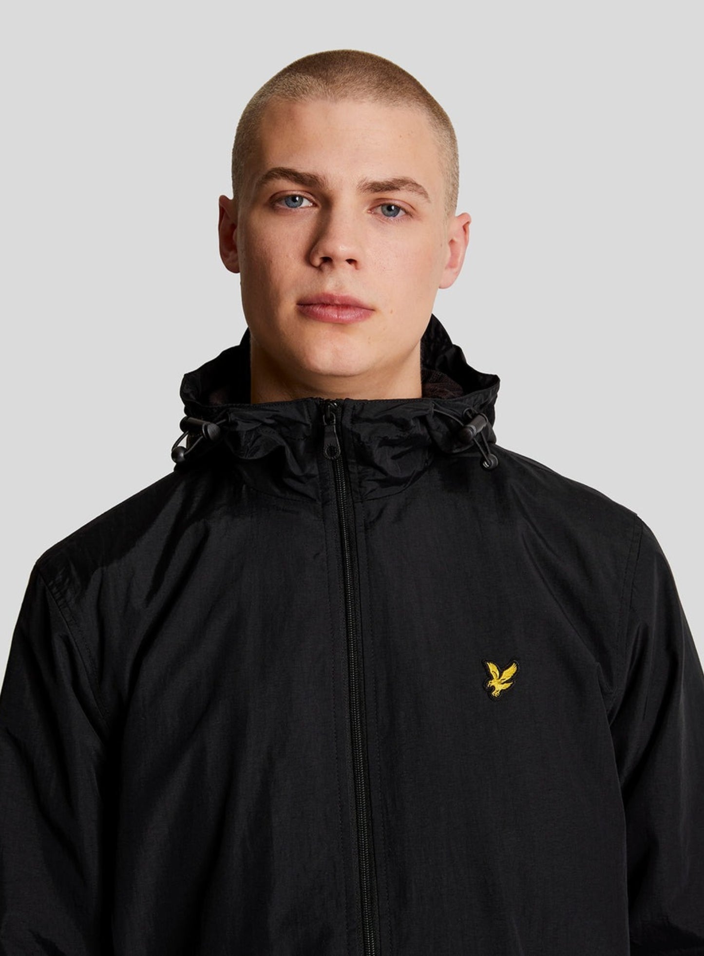 LYLE & SCOTT Zip Through Hooded Jacket Jet Black
