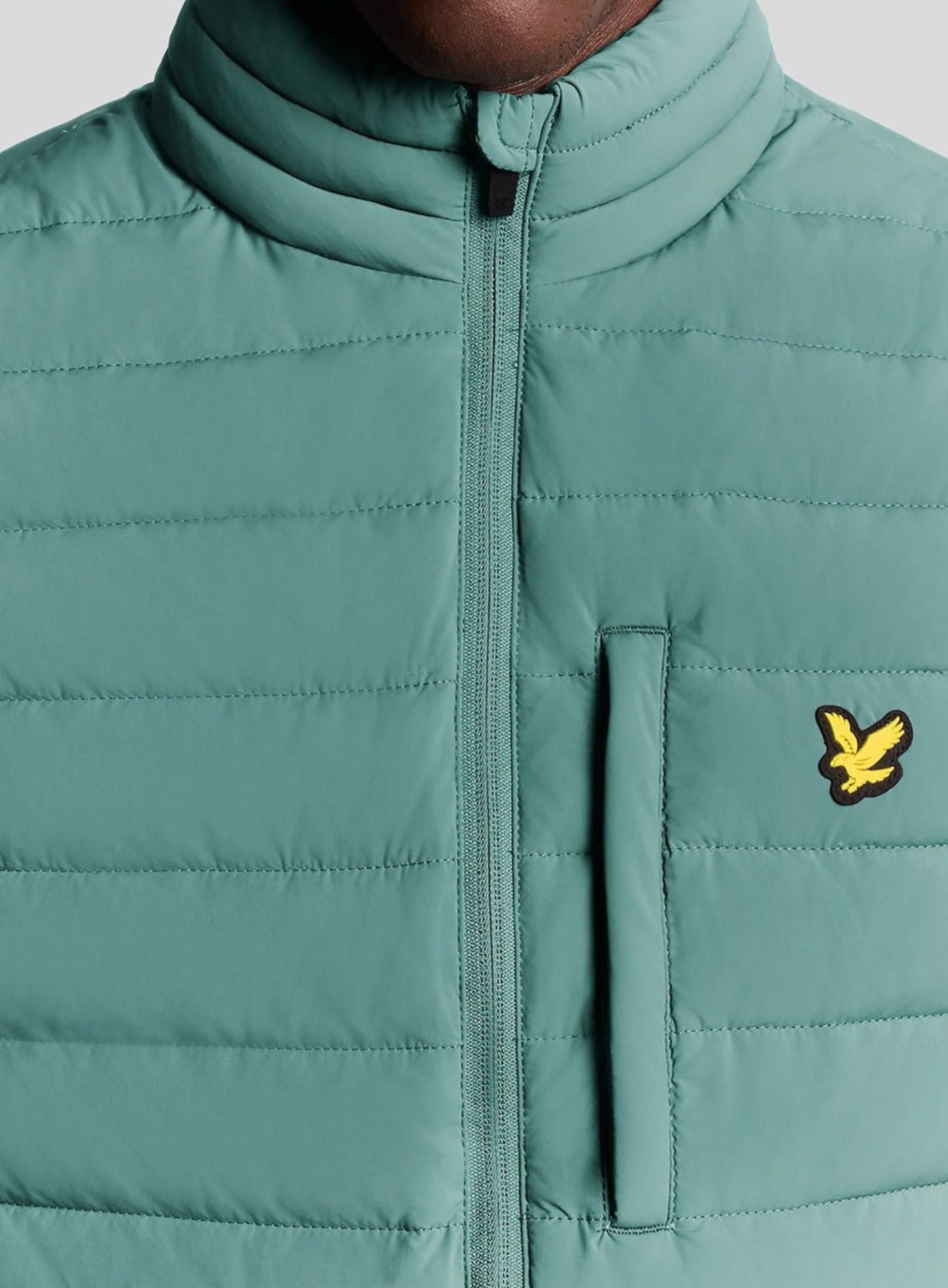 LYLE & SCOTT Sports Lightweight Puffer Jacket Silver Pine