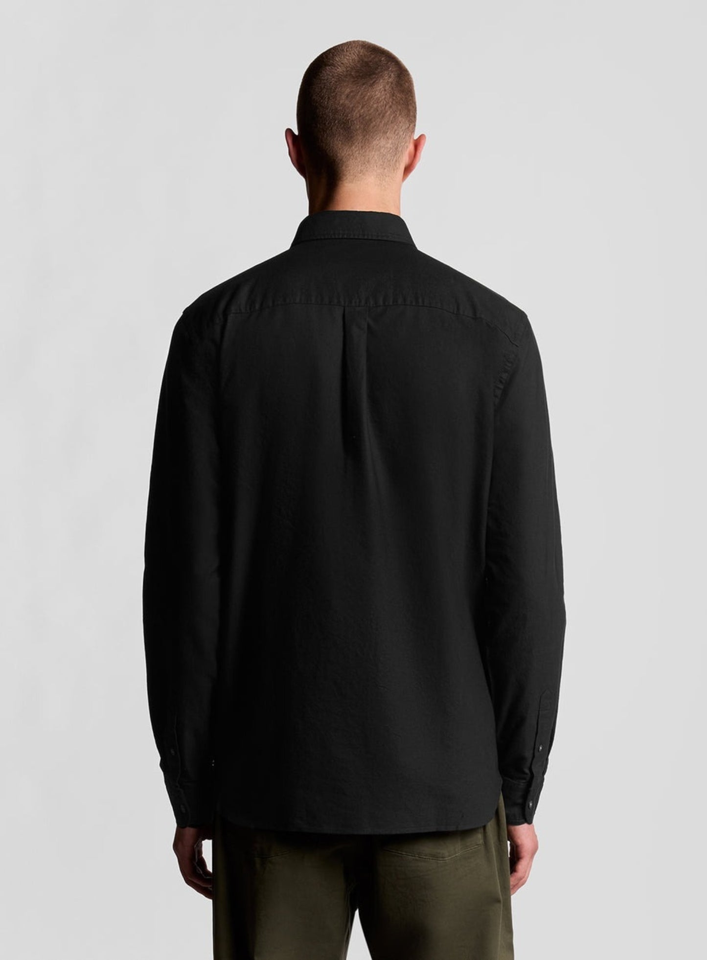 LYLE & SCOTT Plain Oxford Shirt Jet Black