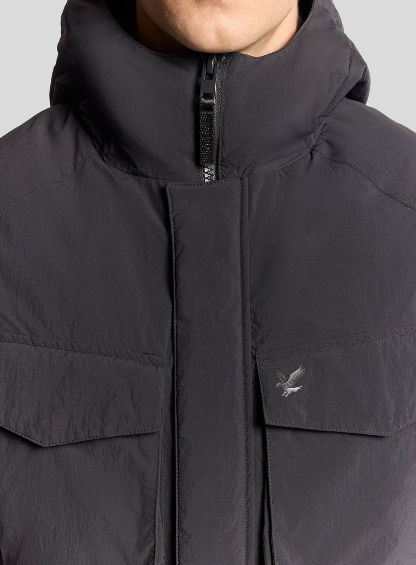 LYLE & SCOTT Tactical Wadded Parka Black Ice