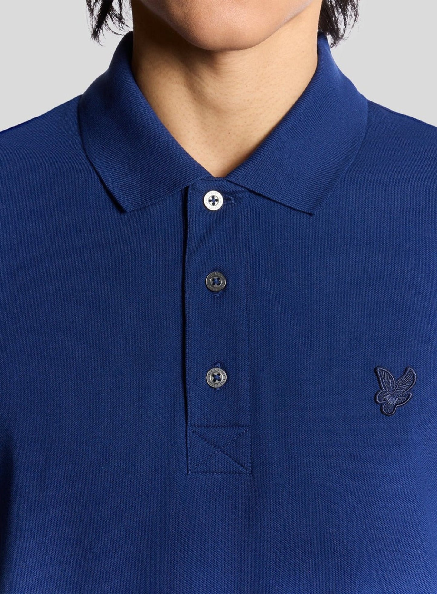 LYLE & SCOTT Superfine Cotton Polo Shirt Blueprint
