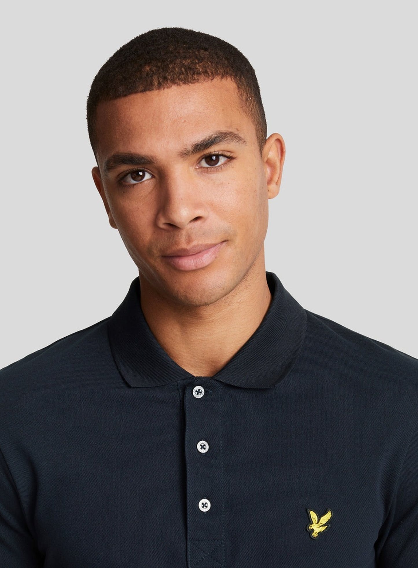 LYLE & SCOTT Cotton Polo Shirt Dark Navy