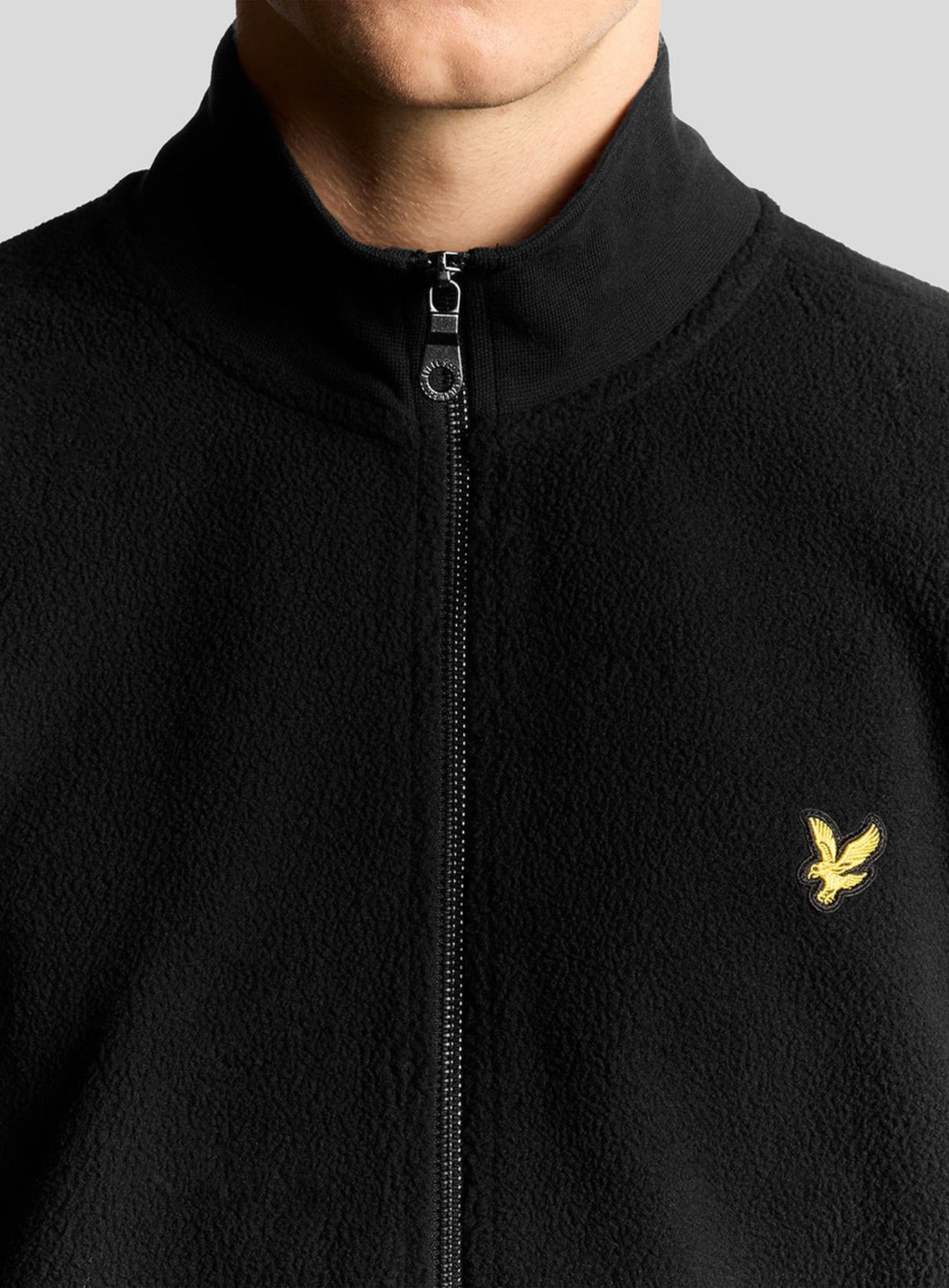 LYLE & SCOTT Polar Fleece Track Jacket Jet Black