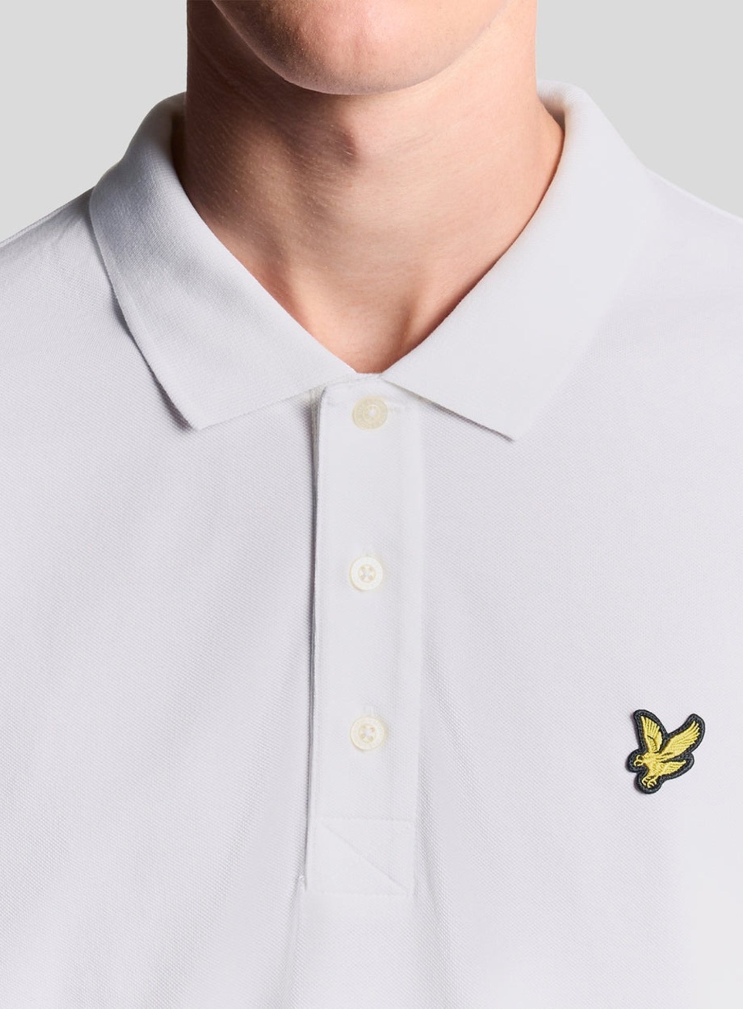LYLE & SCOTT Plain Polo Shirt White