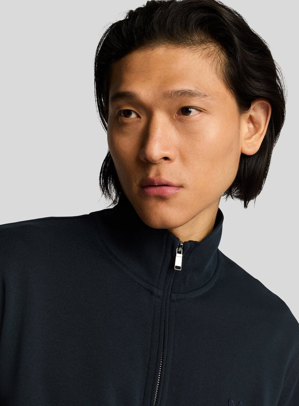 LYLE & SCOTT Superfine Cotton 1/4 Zip Sweatshirt Dark Navy
