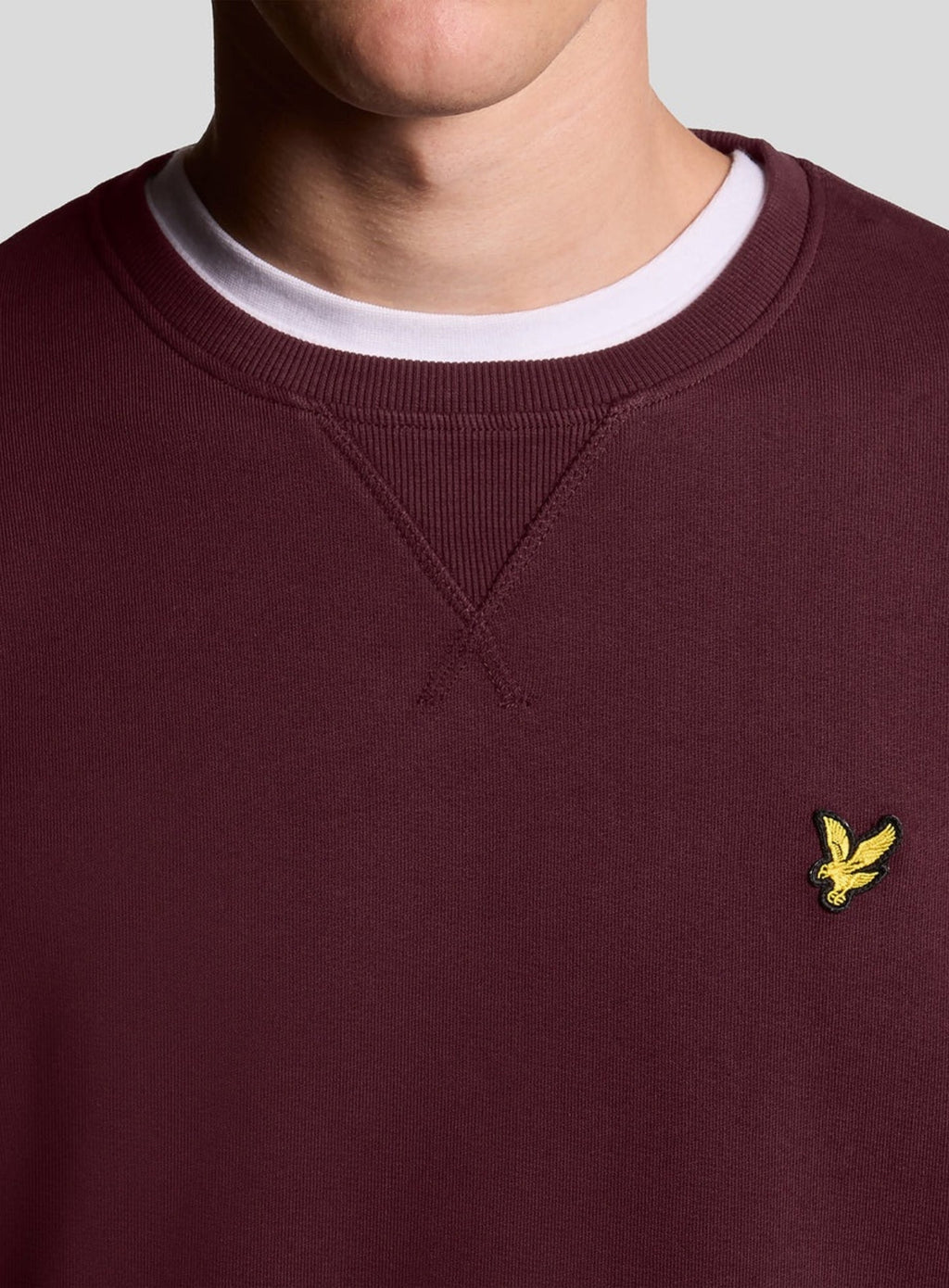 LYLE & SCOTT Crew Neck Sweatshirt Burgundy