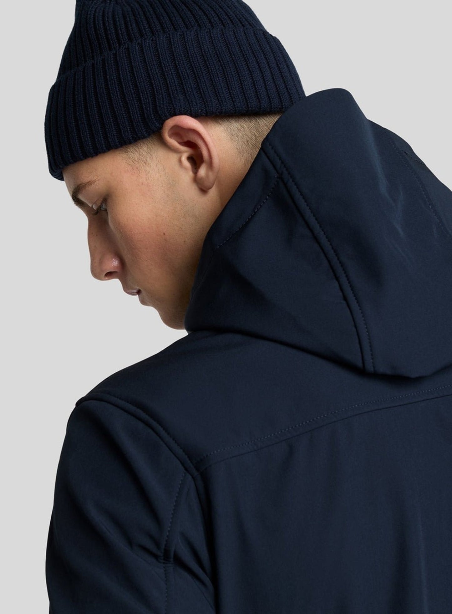 LYLE & SCOTT Fleece Back Softshell Dark Navy