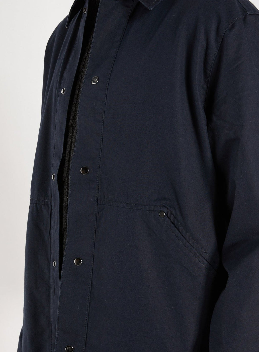 LYLE & SCOTT Classic Collar Overshirt Cotton Blend Lacquer