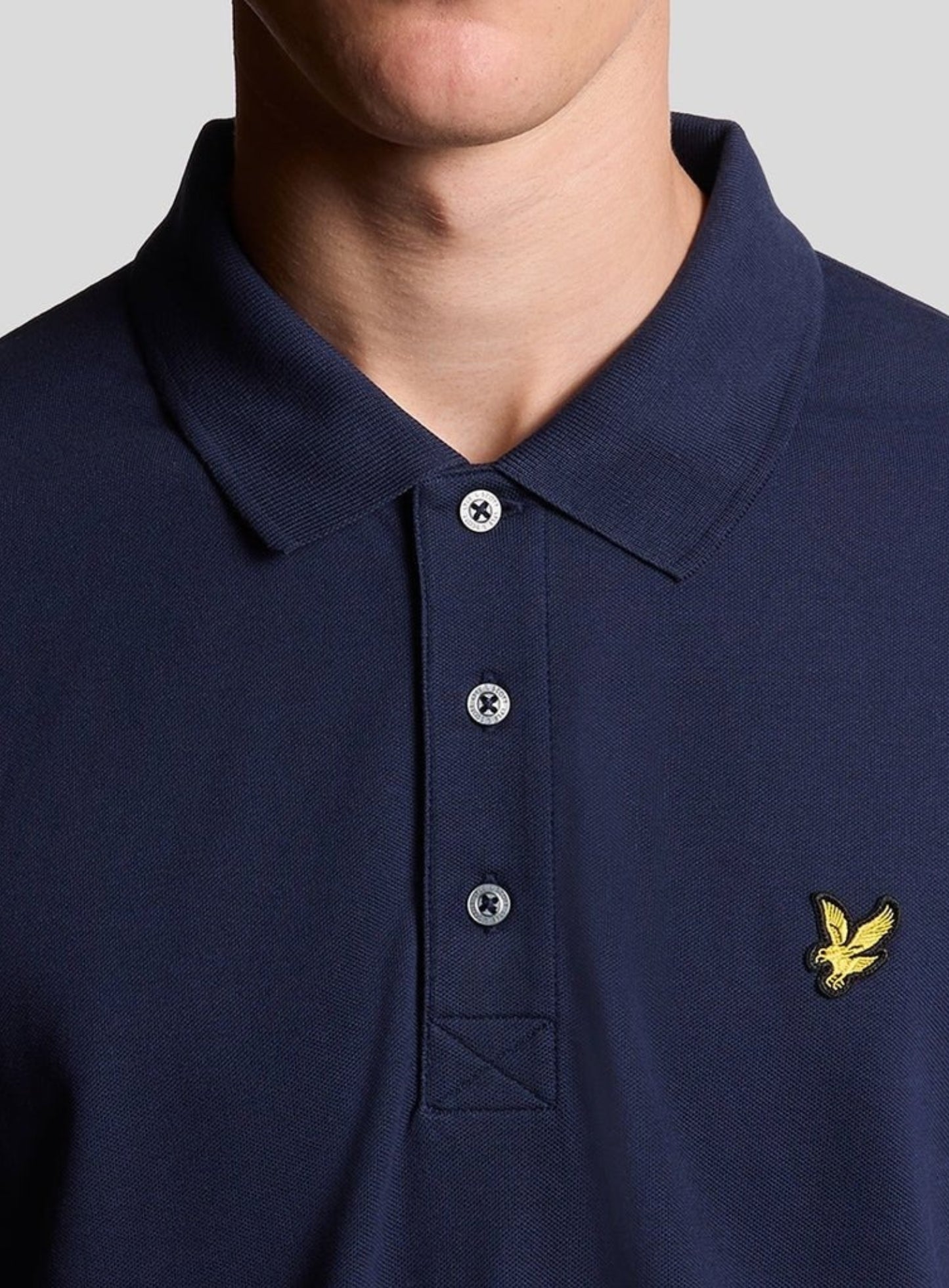LYLE & SCOTT Cotton Polo Shirt Navy