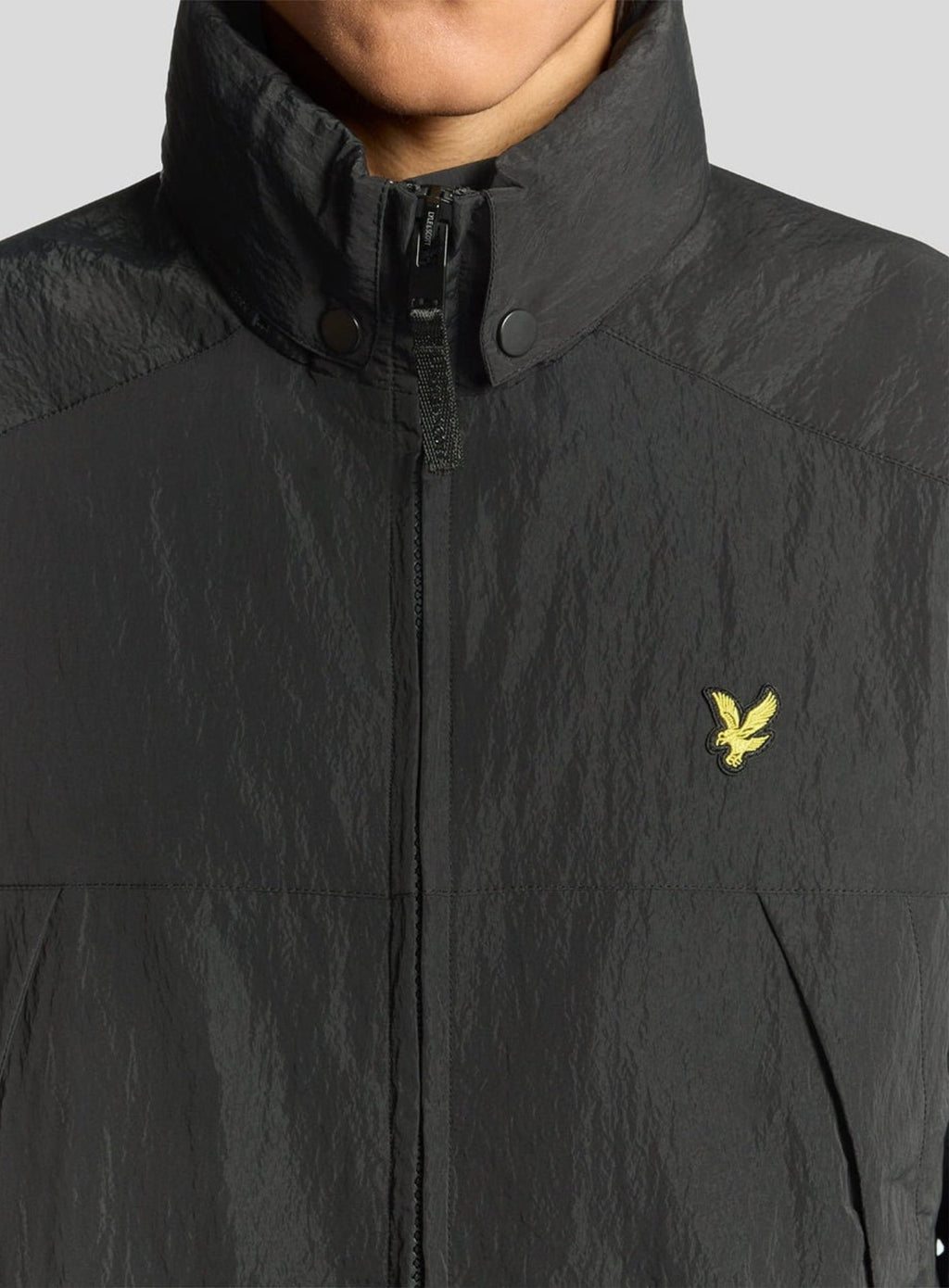 LYLE & SCOTT Fold Away Hood Jacket Black Ice