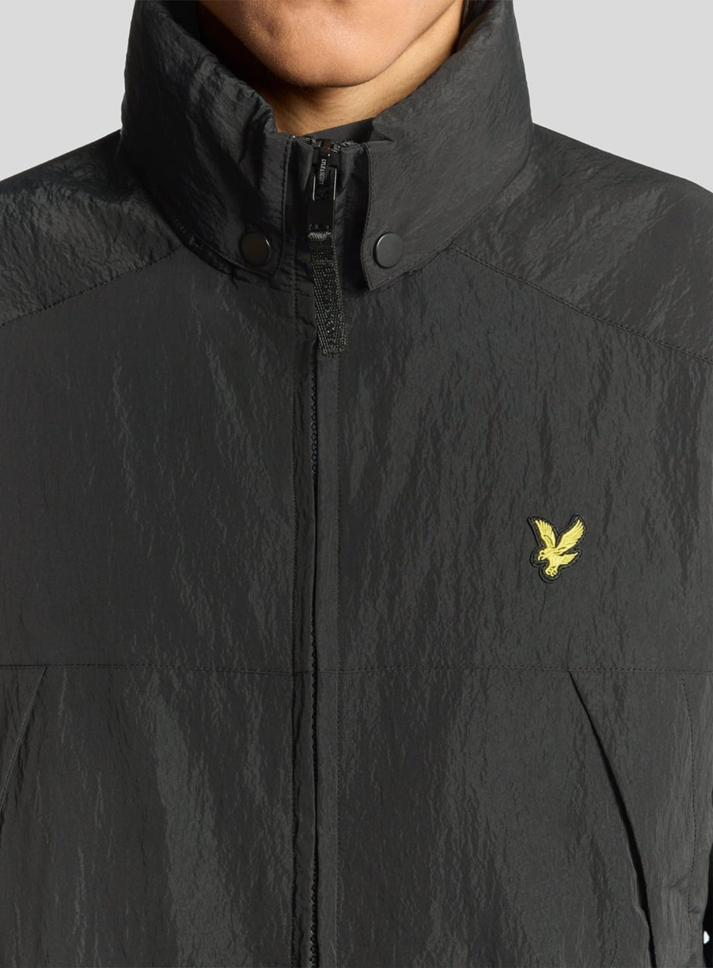 LYLE & SCOTT Fold Away Hood Jacket Black Ice