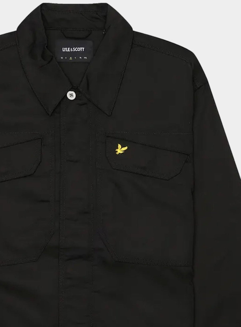 LYLE & SCOTT Multi Pocket Overshirt Jet Black