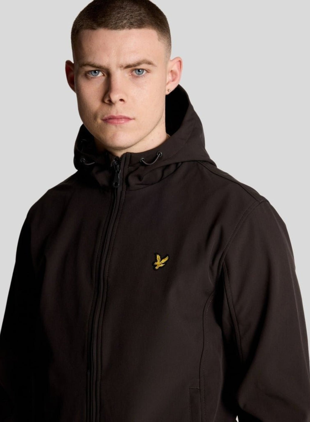 LYLE & SCOTT Mesh Lined Softshell Jacket Gunmetal