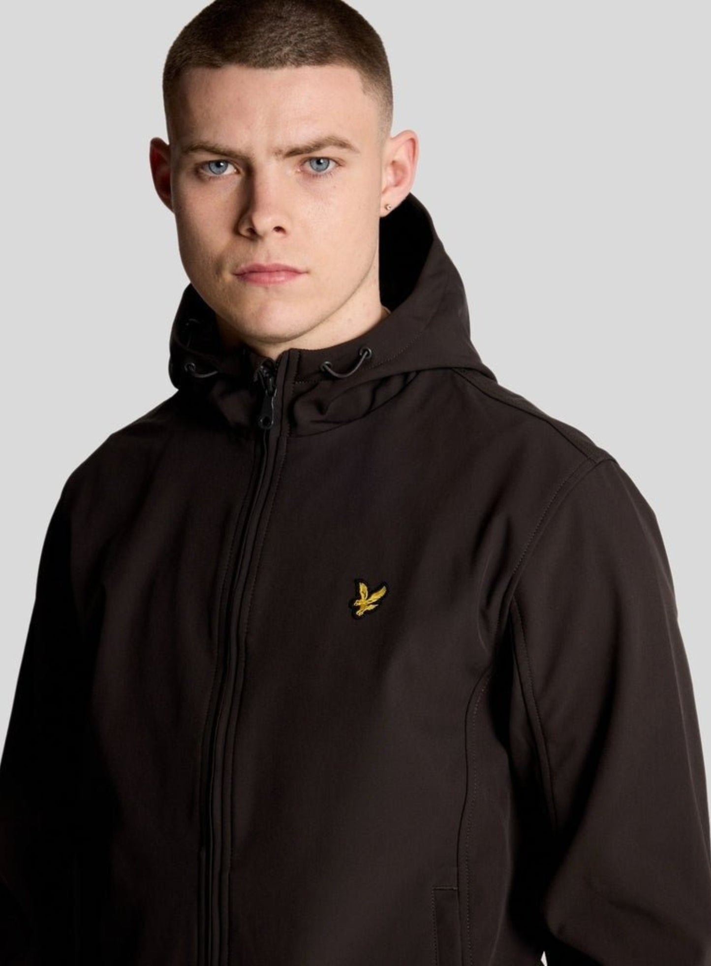 LYLE & SCOTT Mesh Lined Softshell Jacket Gunmetal