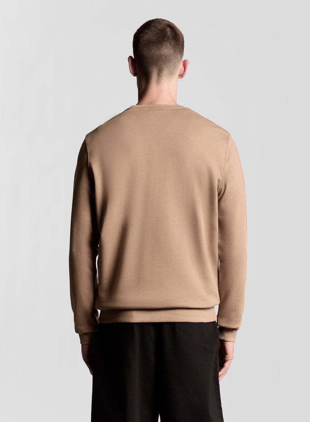 LYLE & SCOTT Cotton Crew Neck Sweatshirt Barley