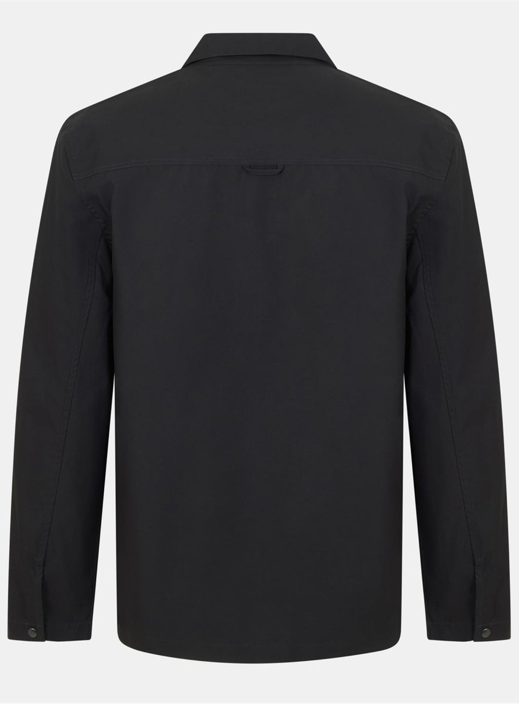 LYLE & SCOTT Zip Through Cotton Overshirt Black
