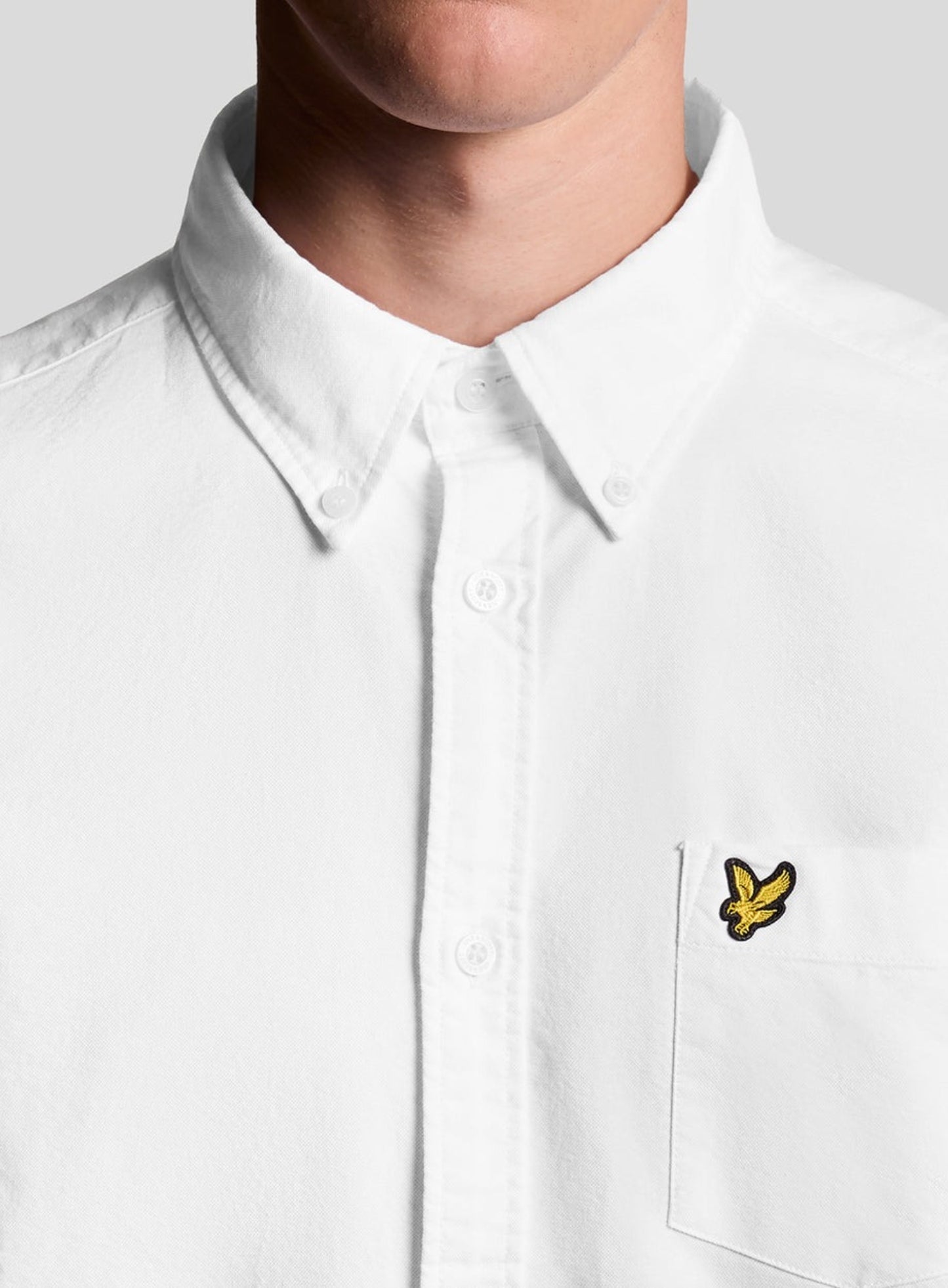 LYLE & SCOTT Plain Oxford Shirt White
